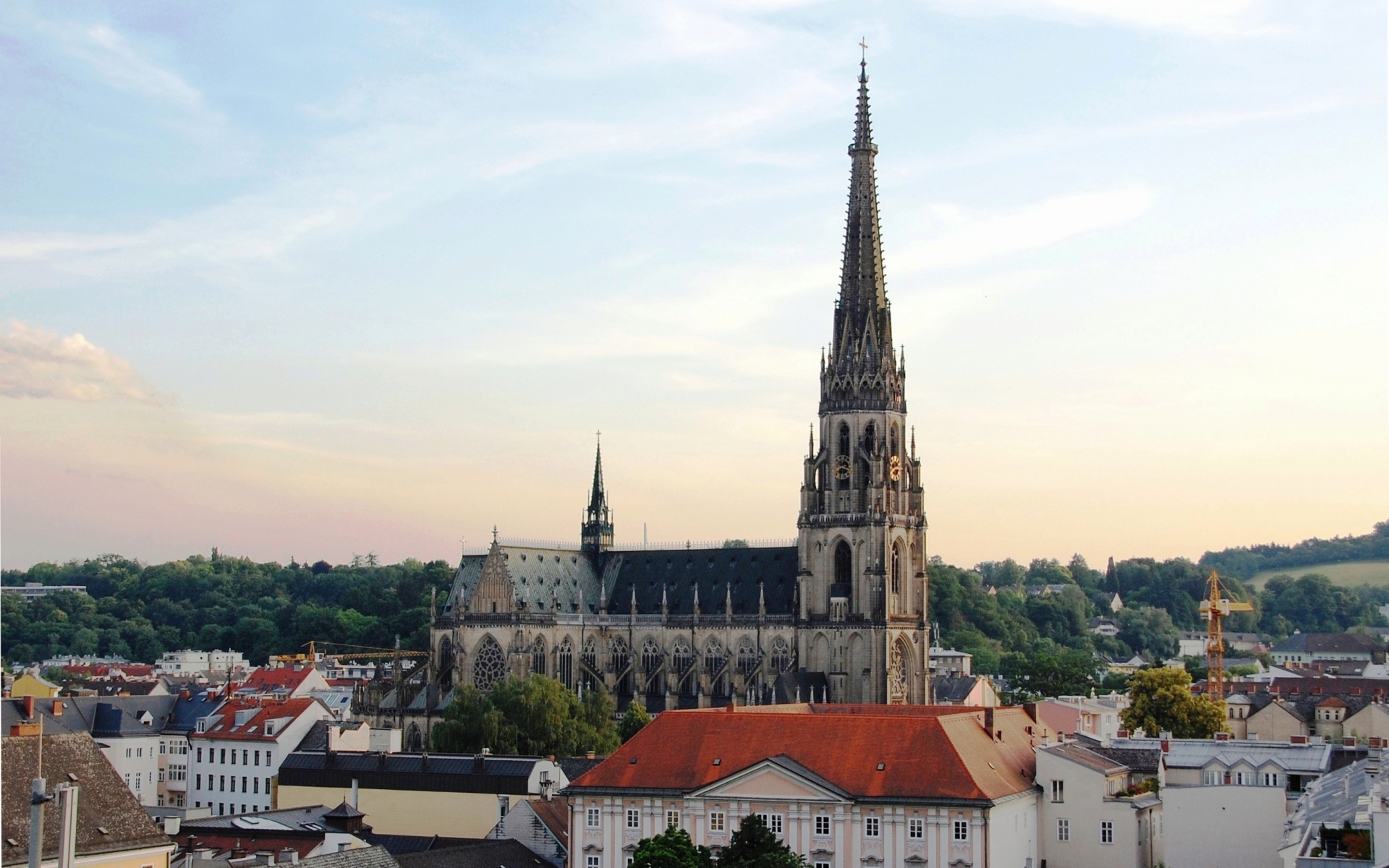 Собор в городе Линц, Австрия