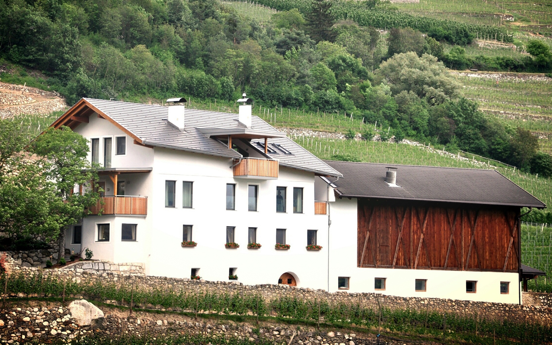 Дом фермера в городе Нойштифт, Австрия