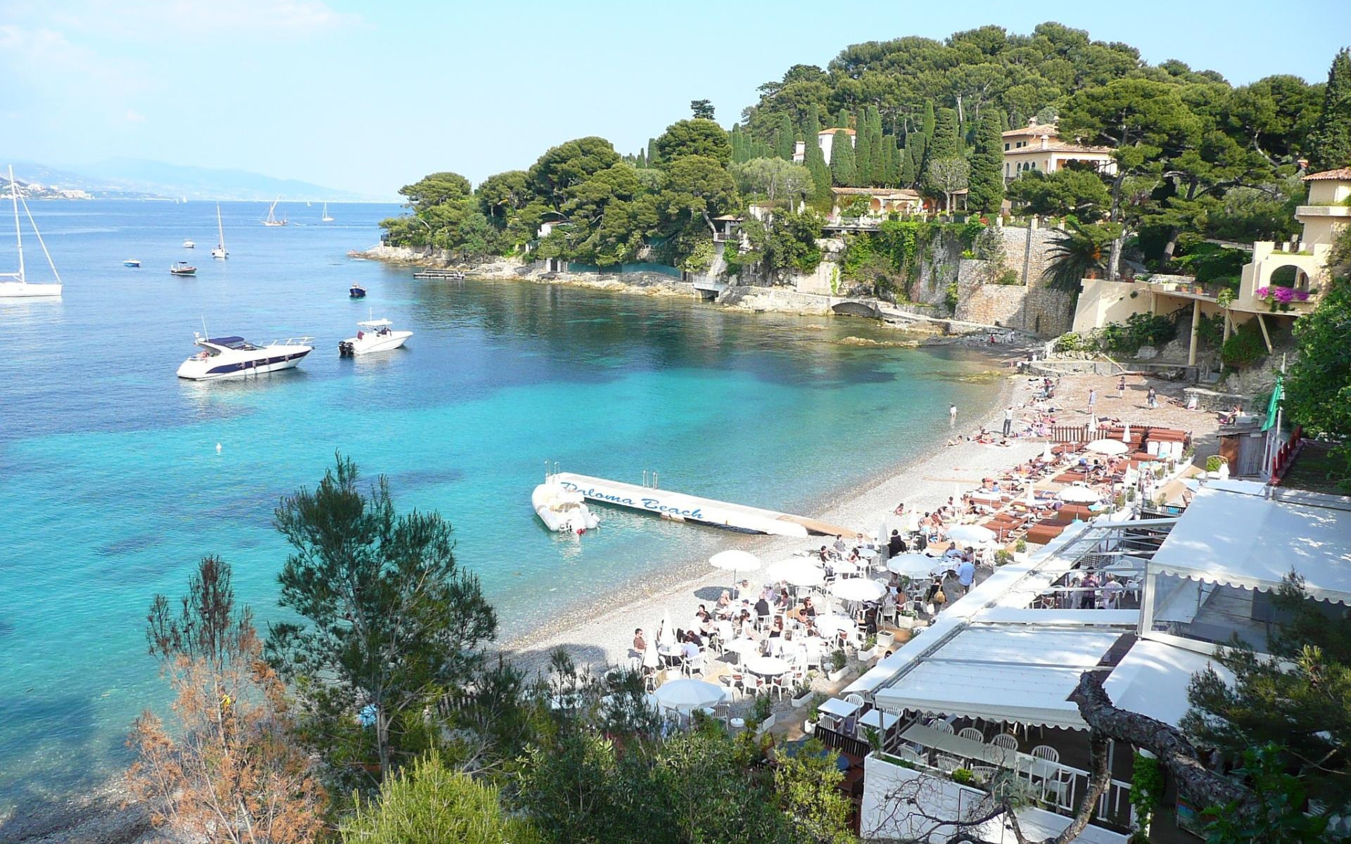 Причал на курорте Сен-Жан-Кап-Ферра, Франция