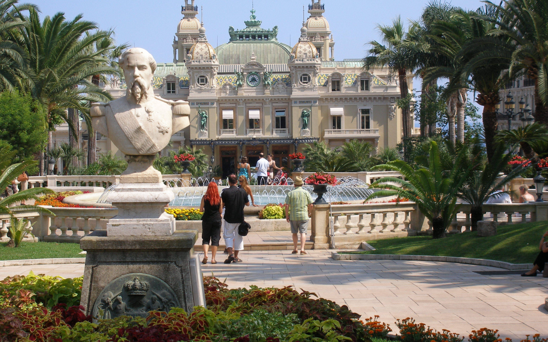 Памятник в Монте-Карло, Франция