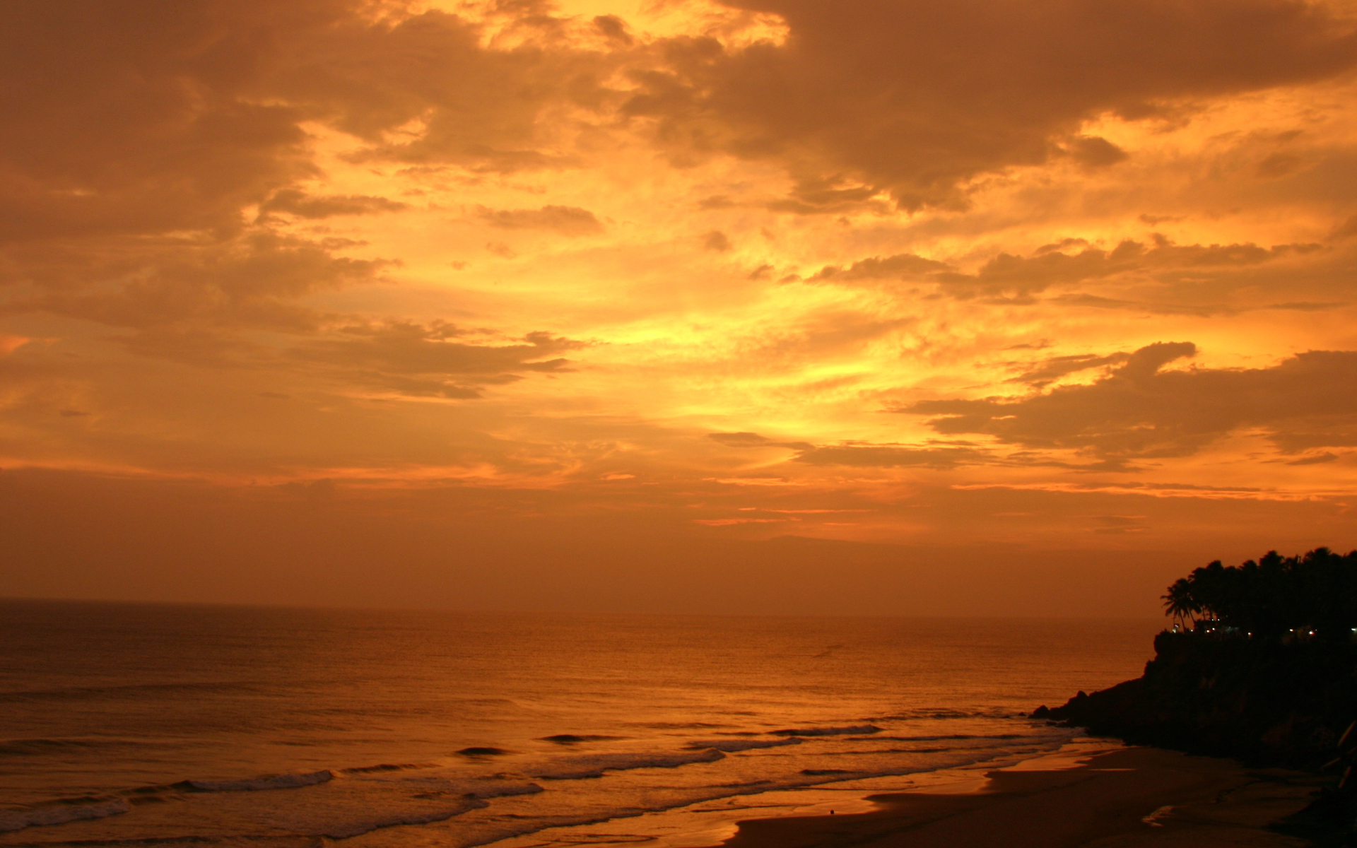 После заката в Варкале