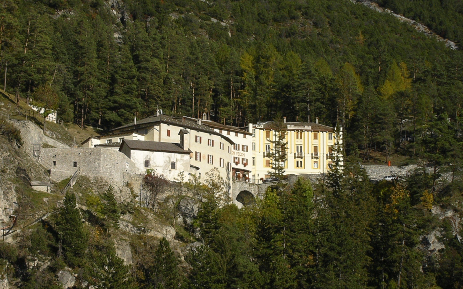 Гостиница на курорте в Бормио, Италия