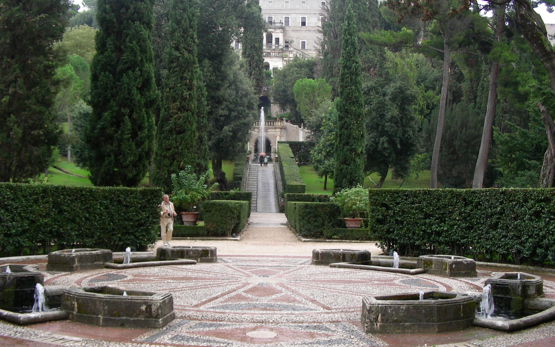 Парк в Тиволи, Италия