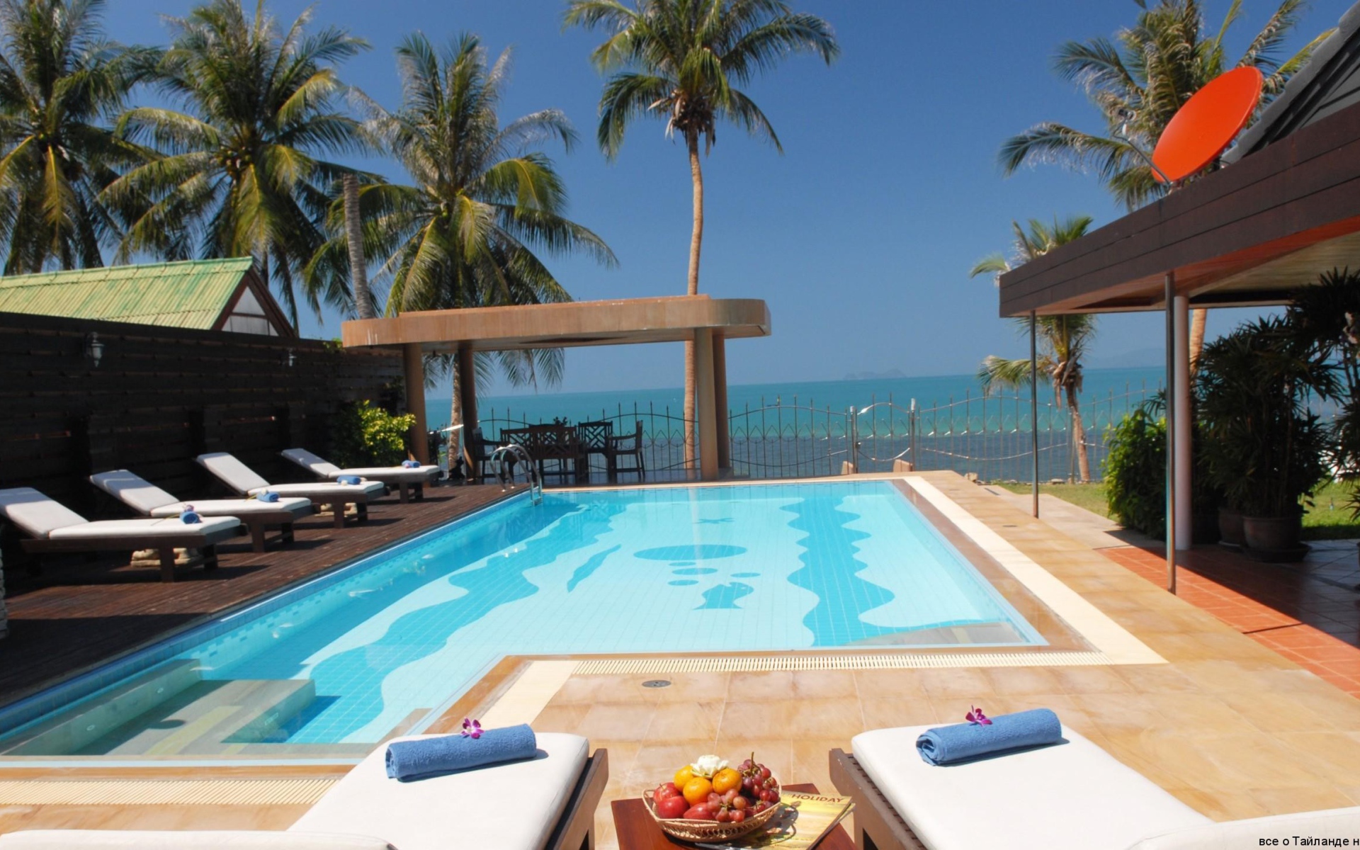 Отель на берегу моря на острове Самуи, Таиланд