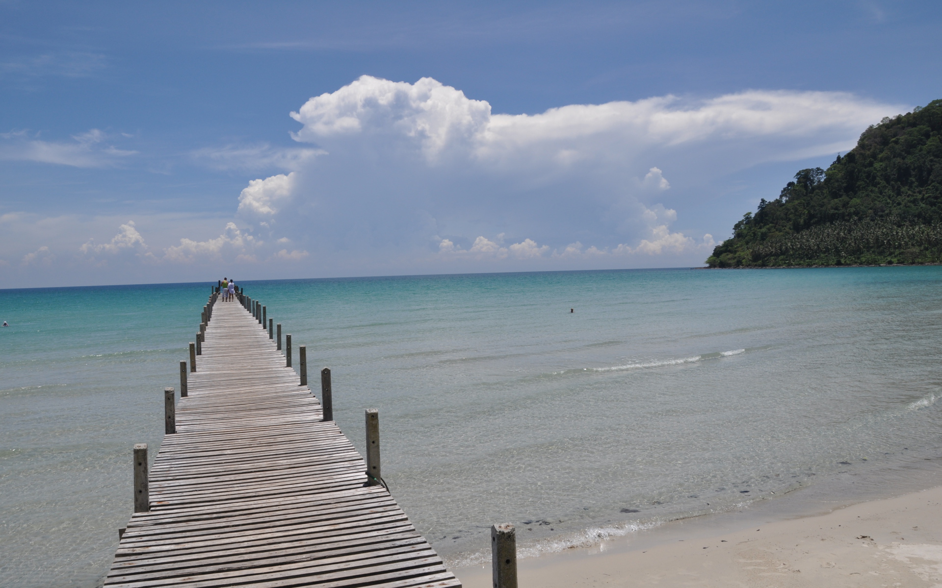 Морской пирс на острове Ко Куд, Таиланд