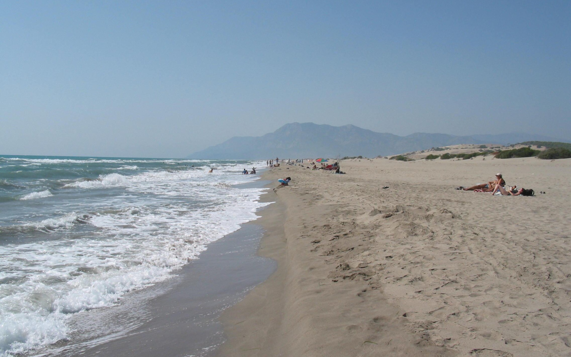 Пляж в окрестностях Эфеса, Турция