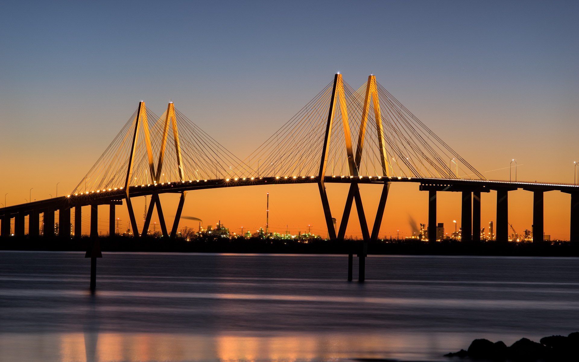 Мост Фреда Хартмана, штат Техас, США