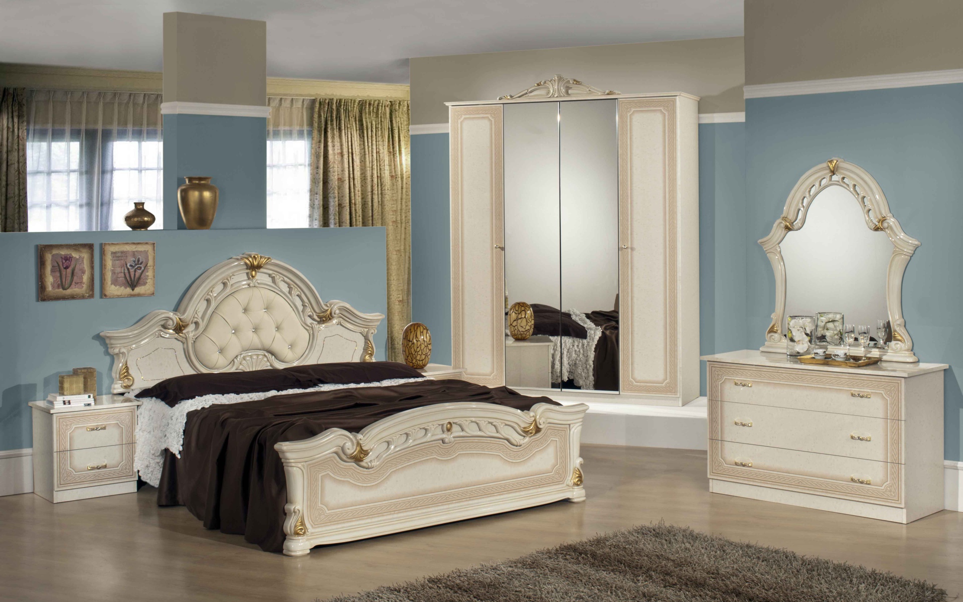 Спальня в итальянском стиле