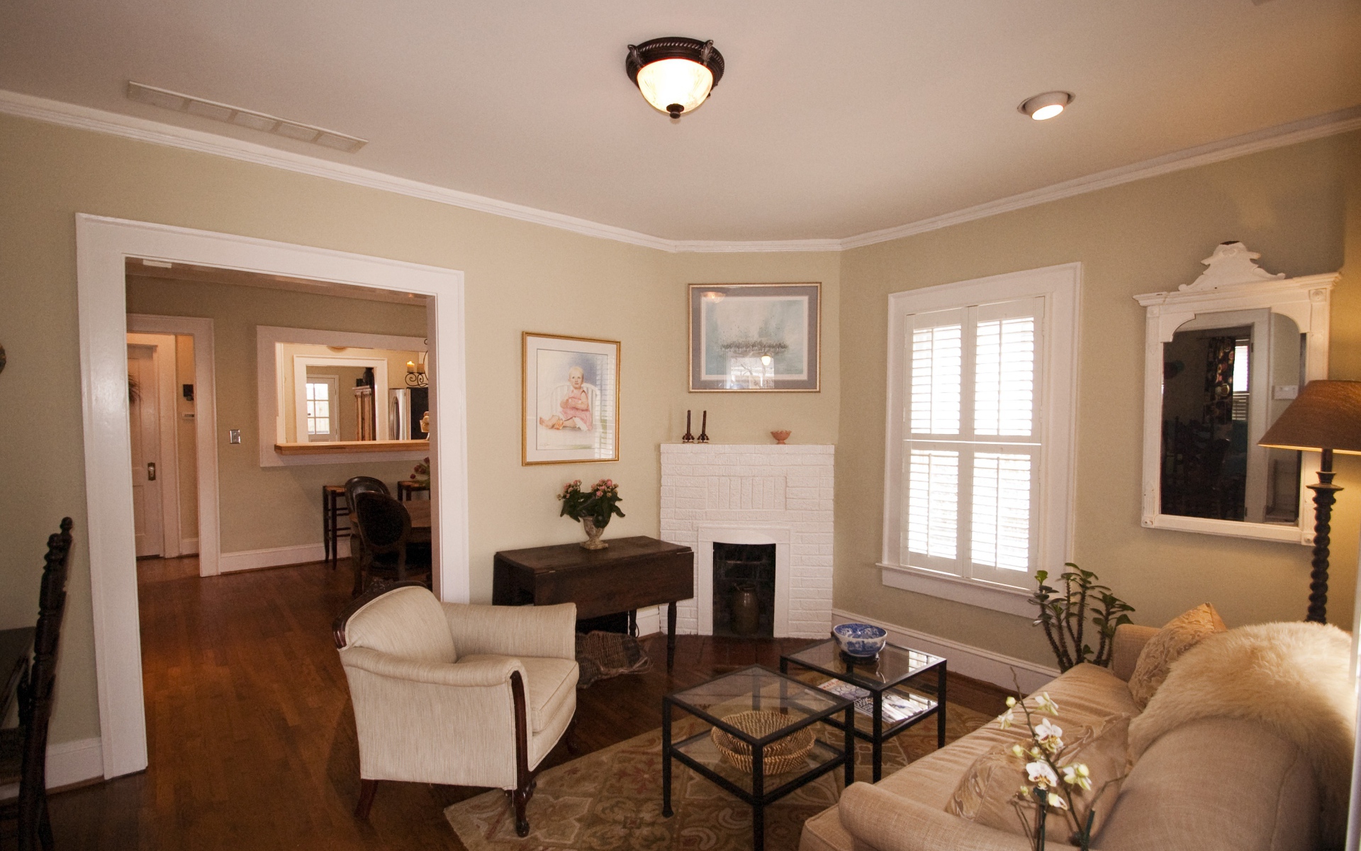 Гостиная комната в доме