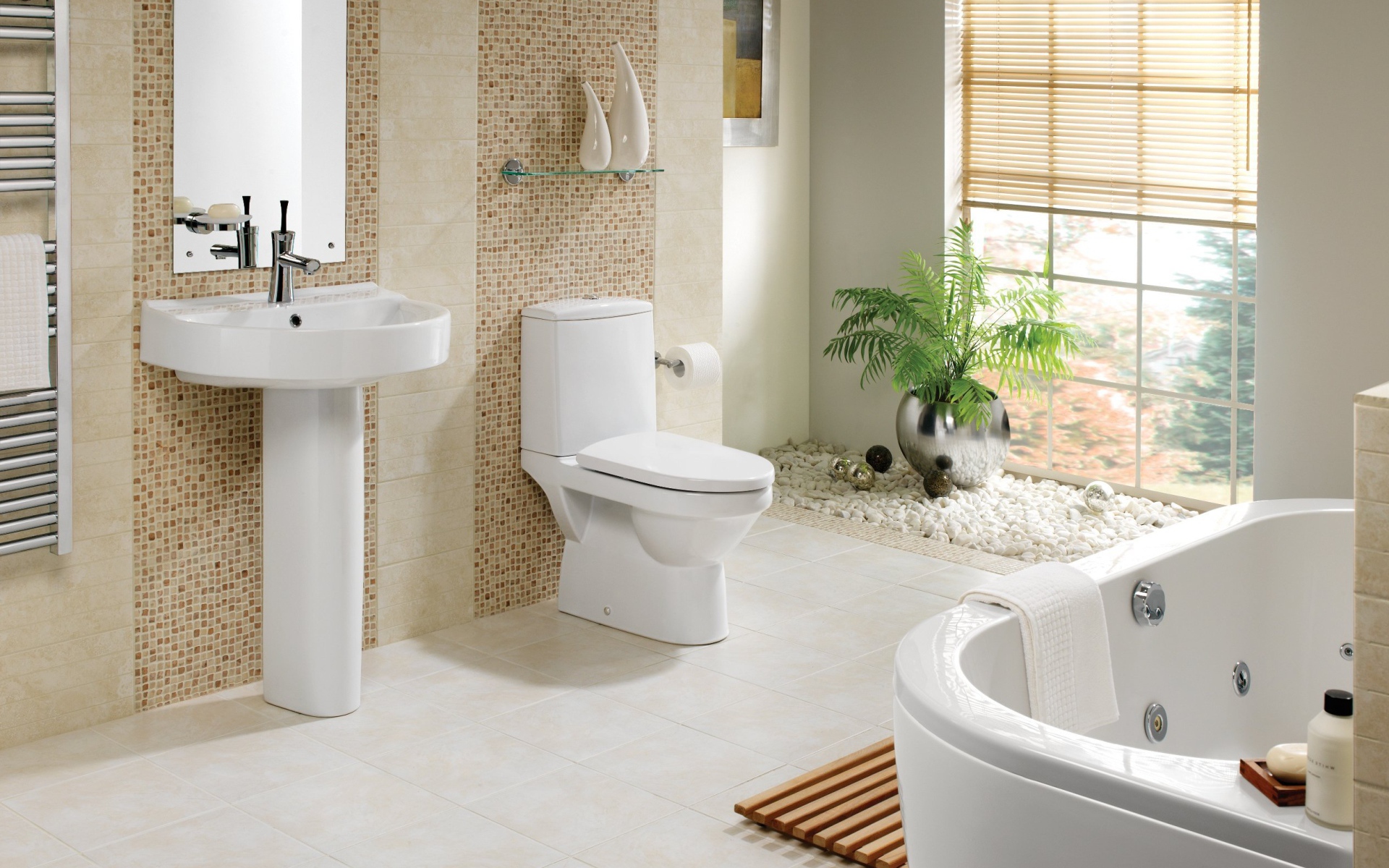 Современное оформление ванной