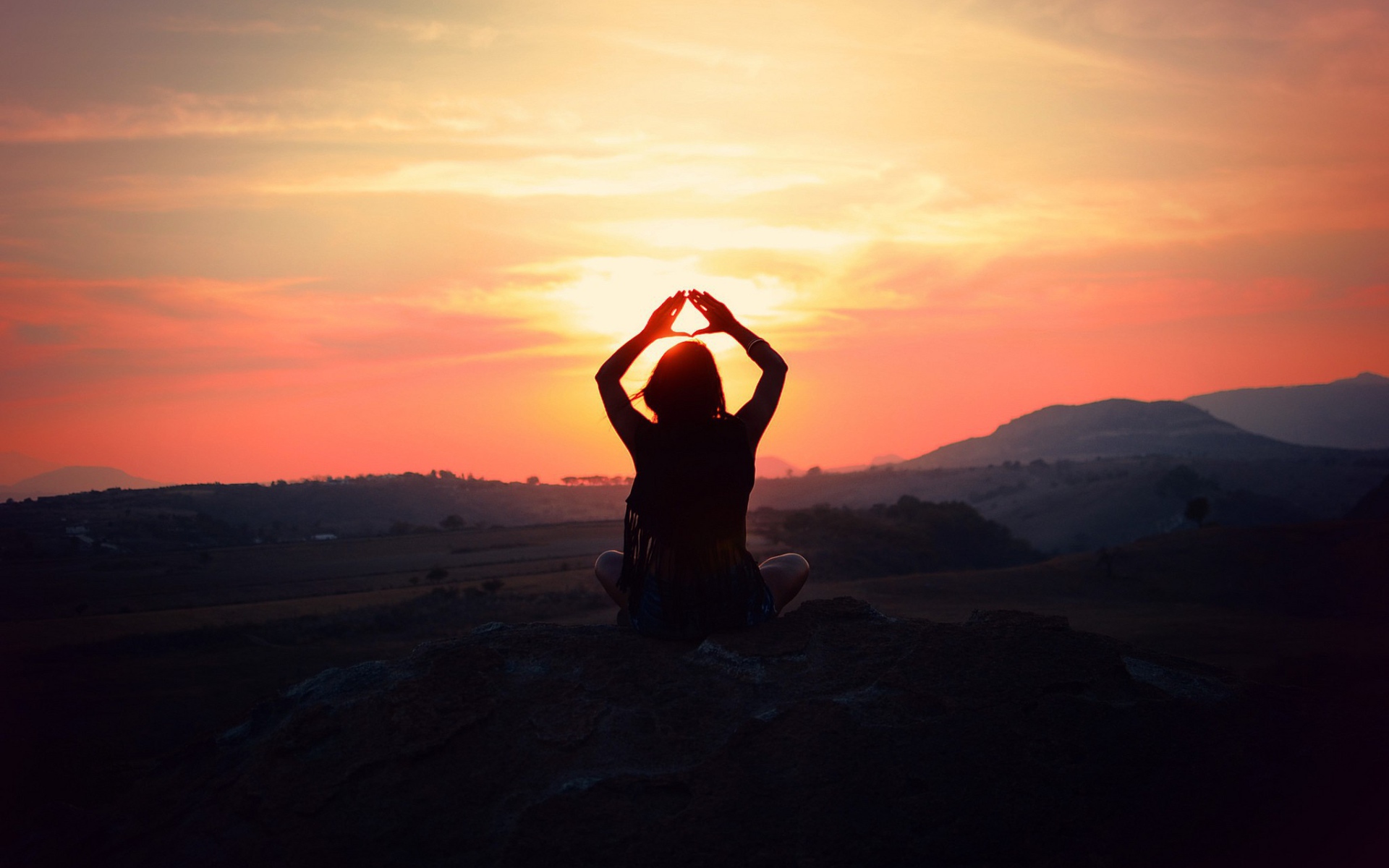 Женщина в горах