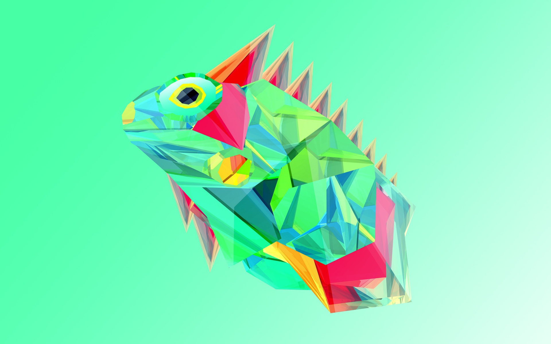 Игуана, 3-Д графика