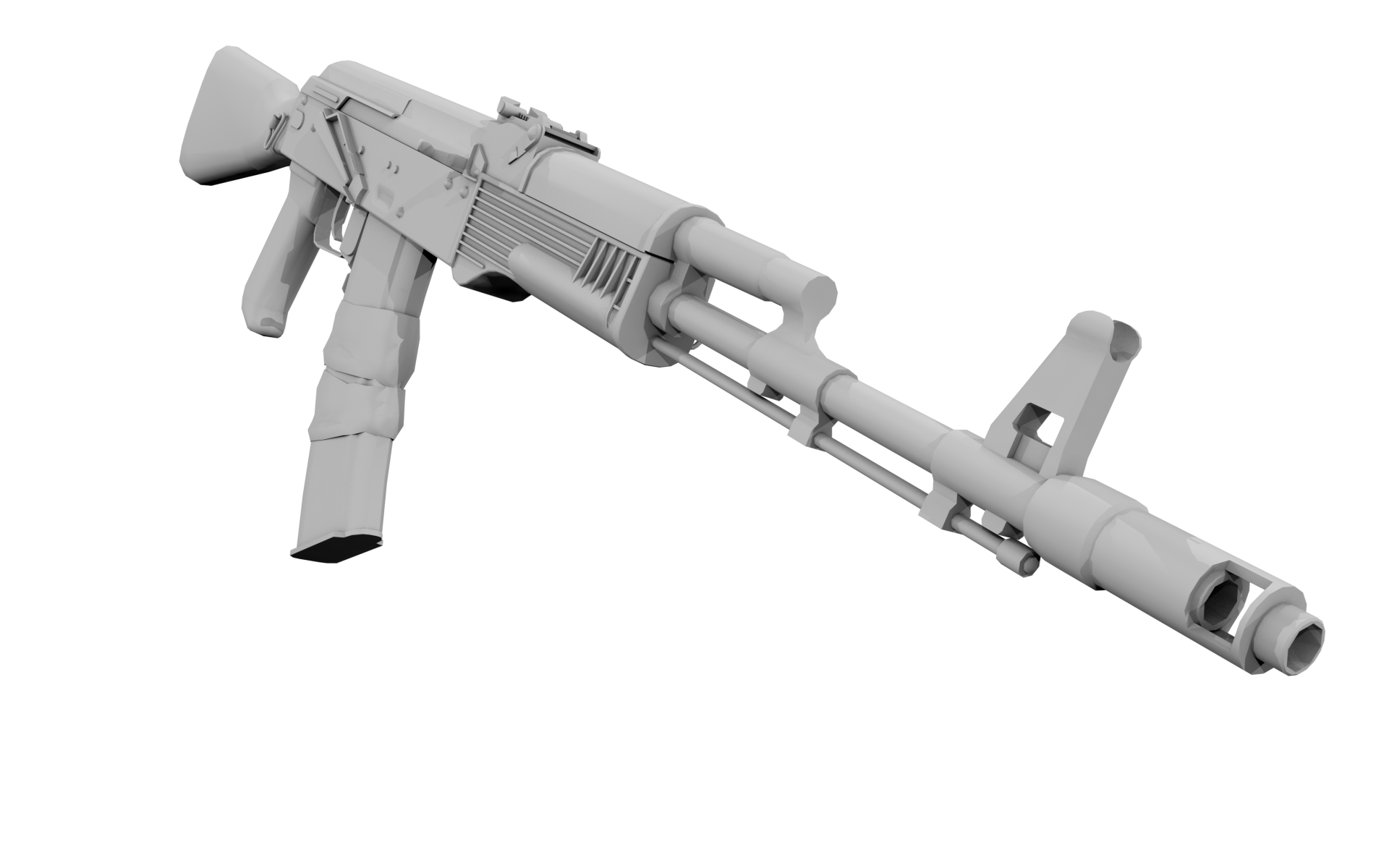 Модель оружия, 3-Д графика