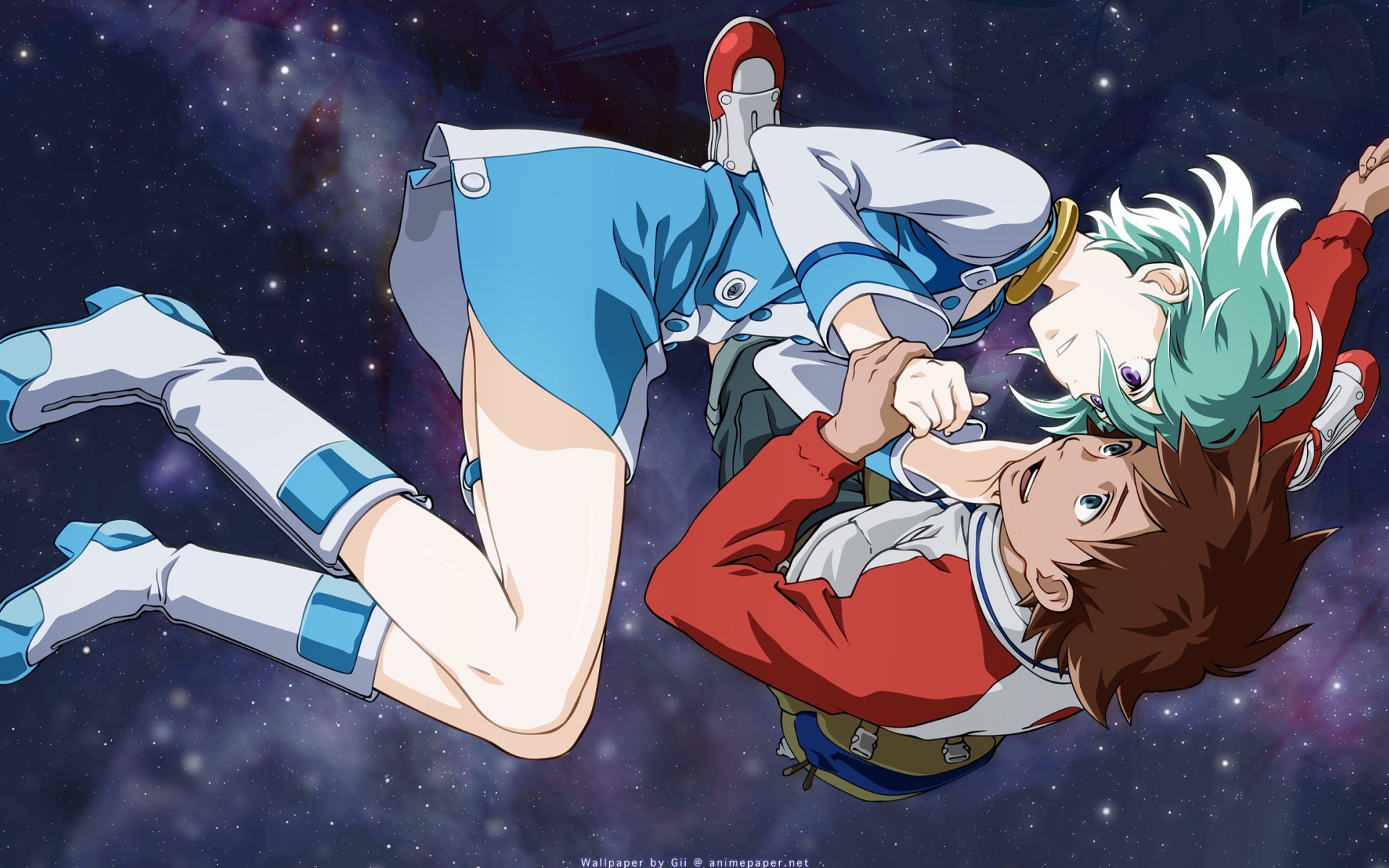 Аниме персонажи в невесомости, Eureka Seven