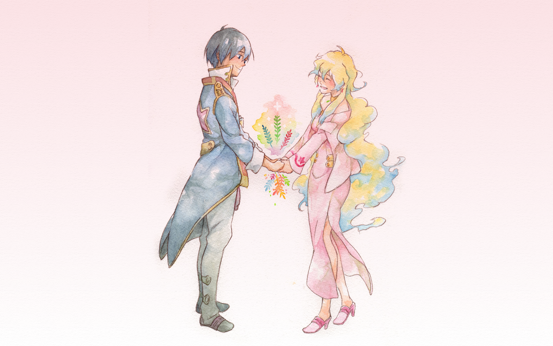 Влюбленная пара из аниме Гуррен-Лаганн