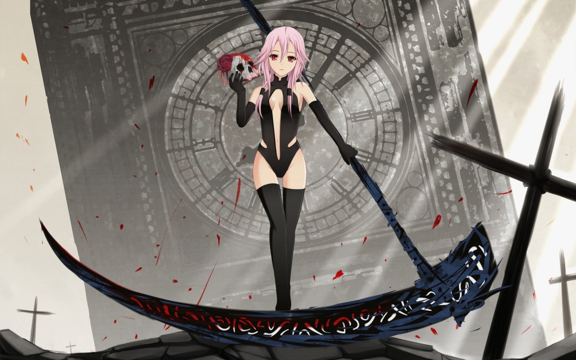 Фэнтези девушка в аниме Guilty Crown