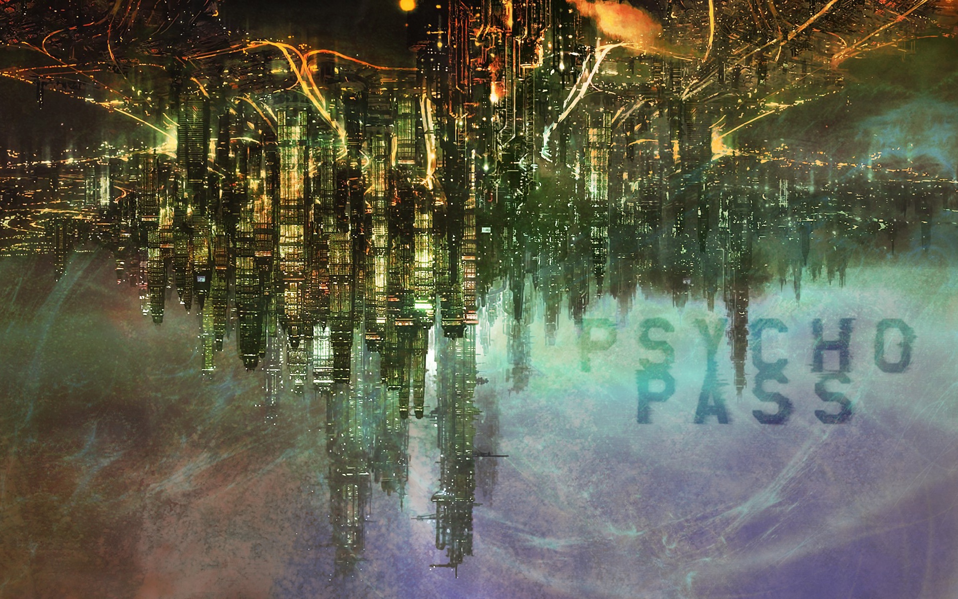 Мегаполис в аниме Psycho-Pass