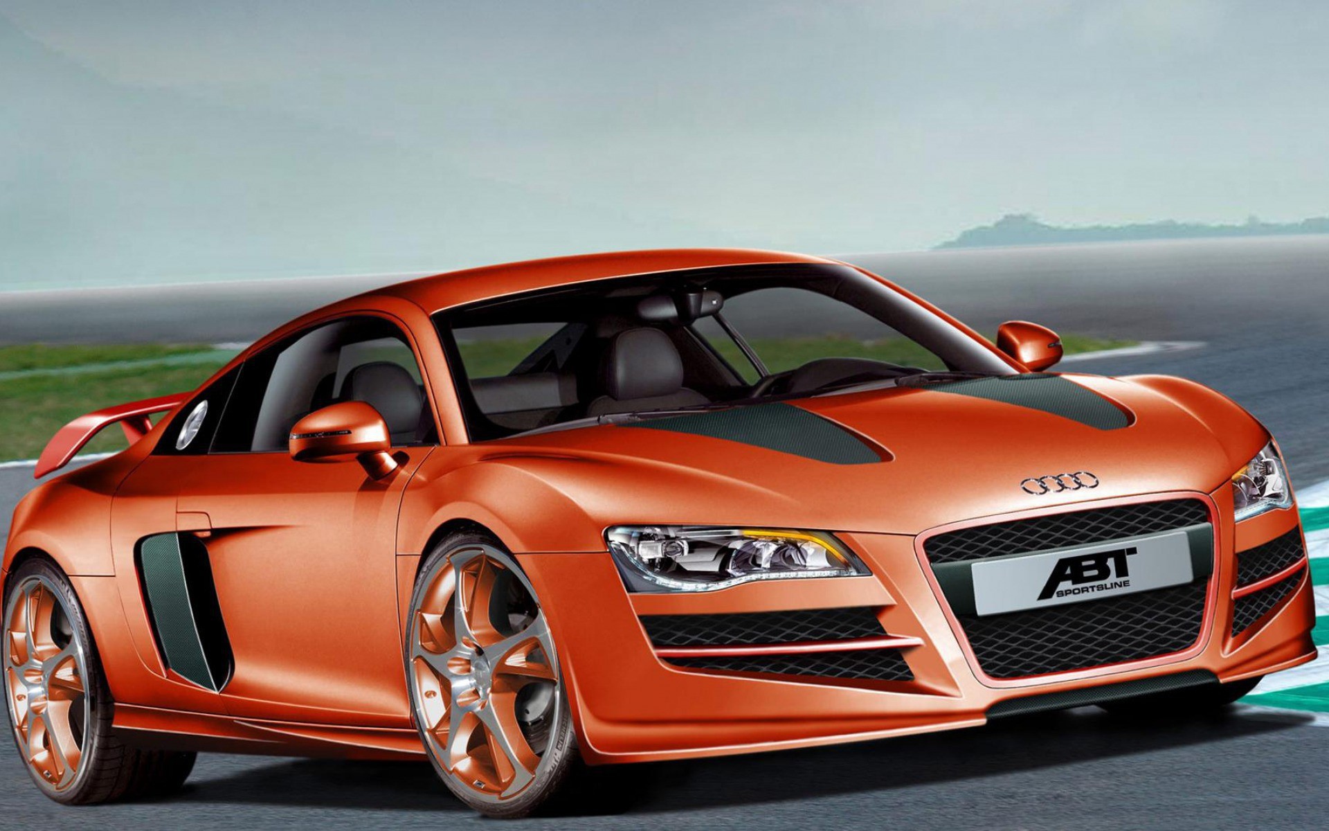 Orange sport Audi R10