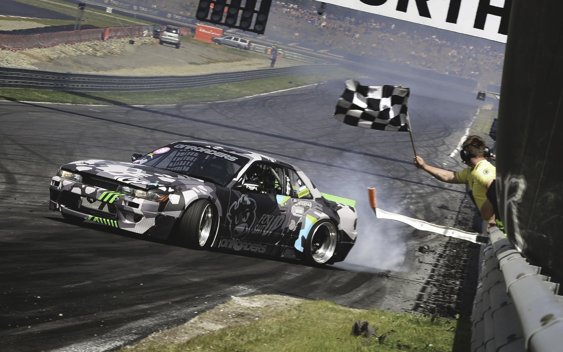 Финиш гоночного Nissan S13