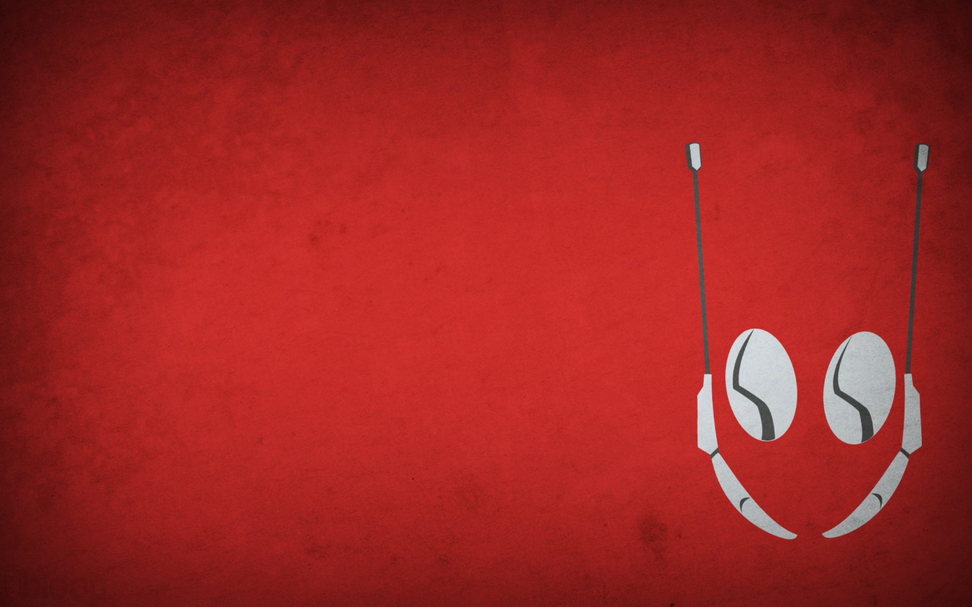 Муравей Ant-Man, красный фон