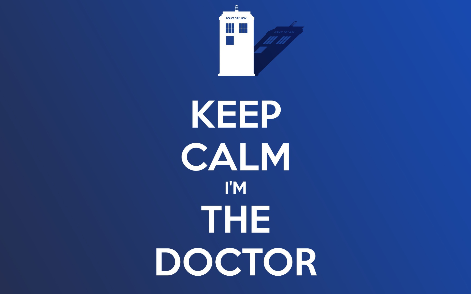 Будьте спокойны, я доктор. Доктор Кто