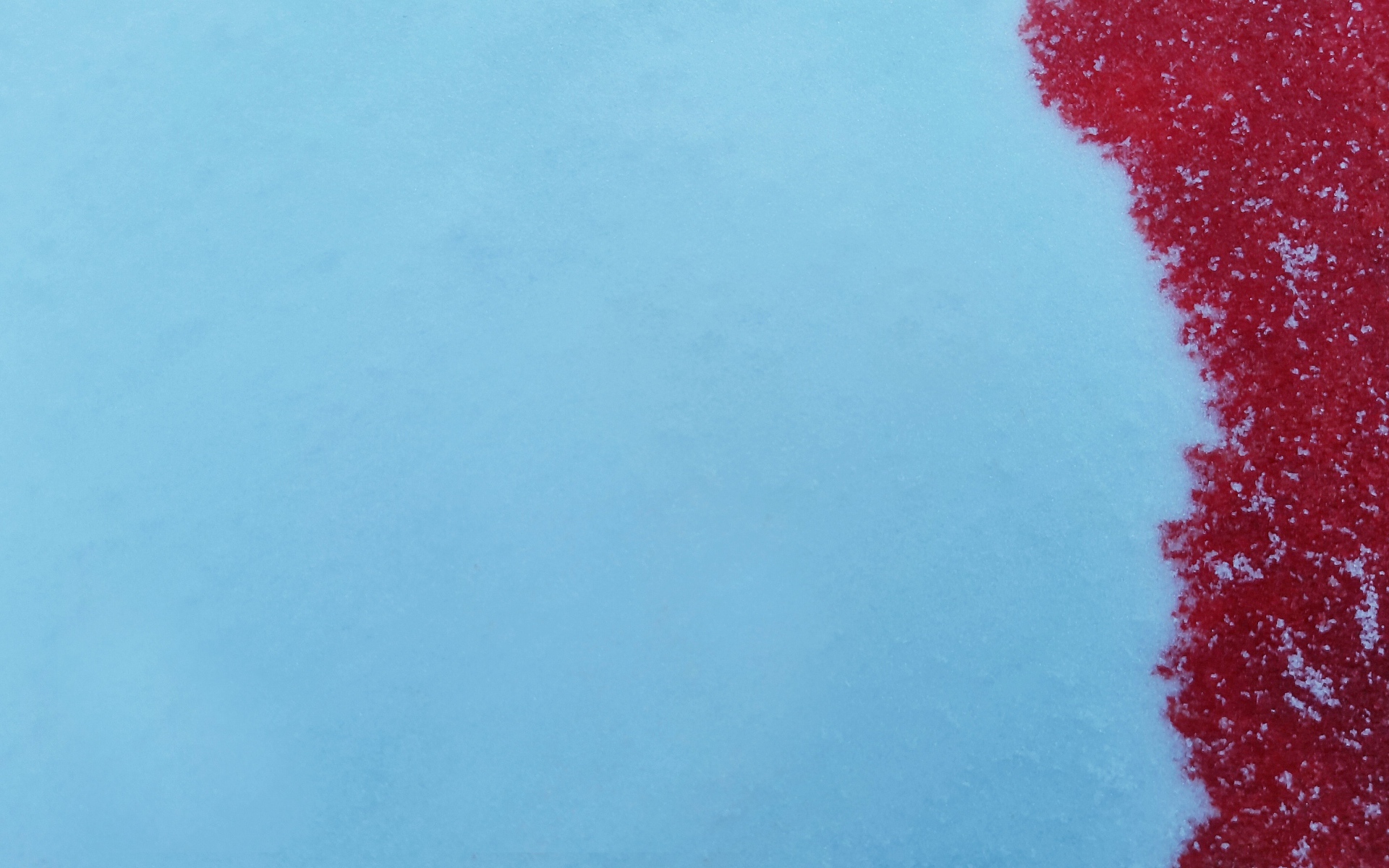 Кровь на голубом снеге