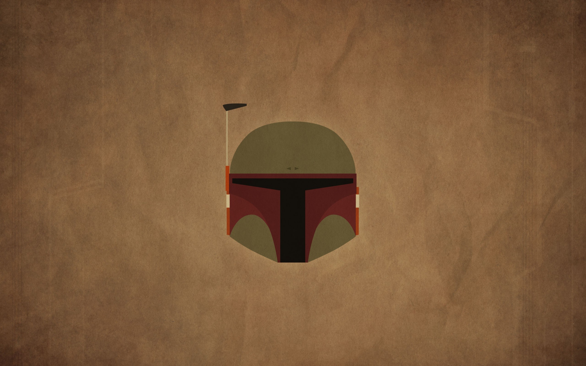 Бобба Фет Звездные войны, коричневый фон