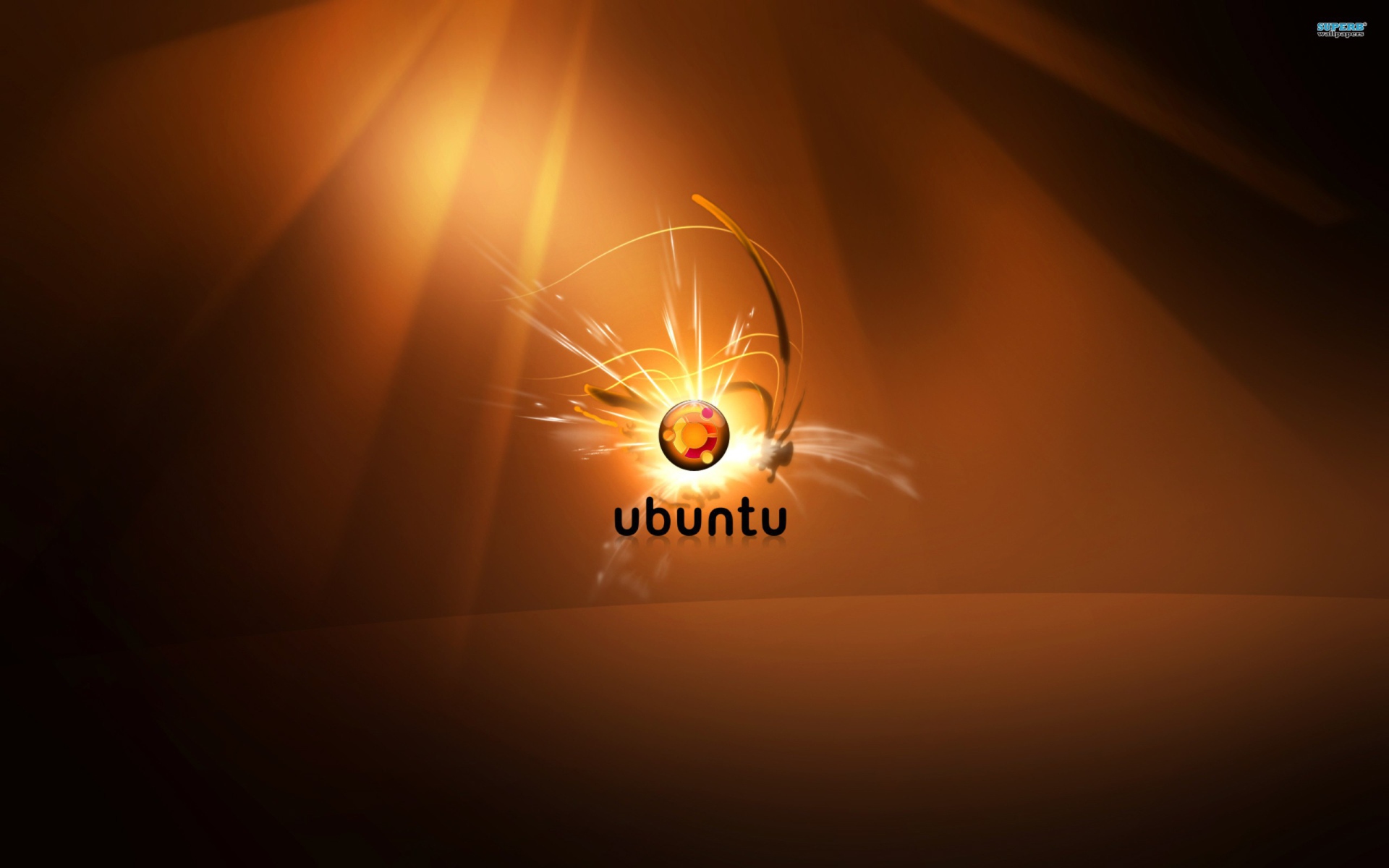 Огненный символ ОС Ubuntu