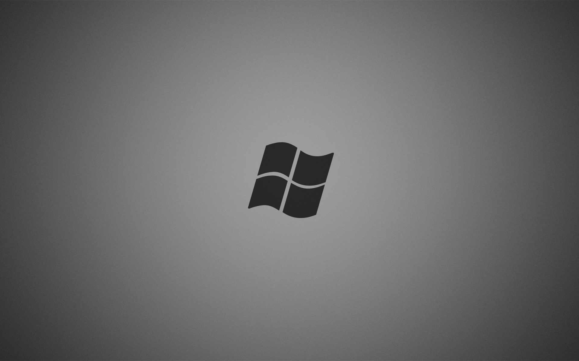 Grey Microsoft logo on a gray background Desktop wallpapers 1920x1200