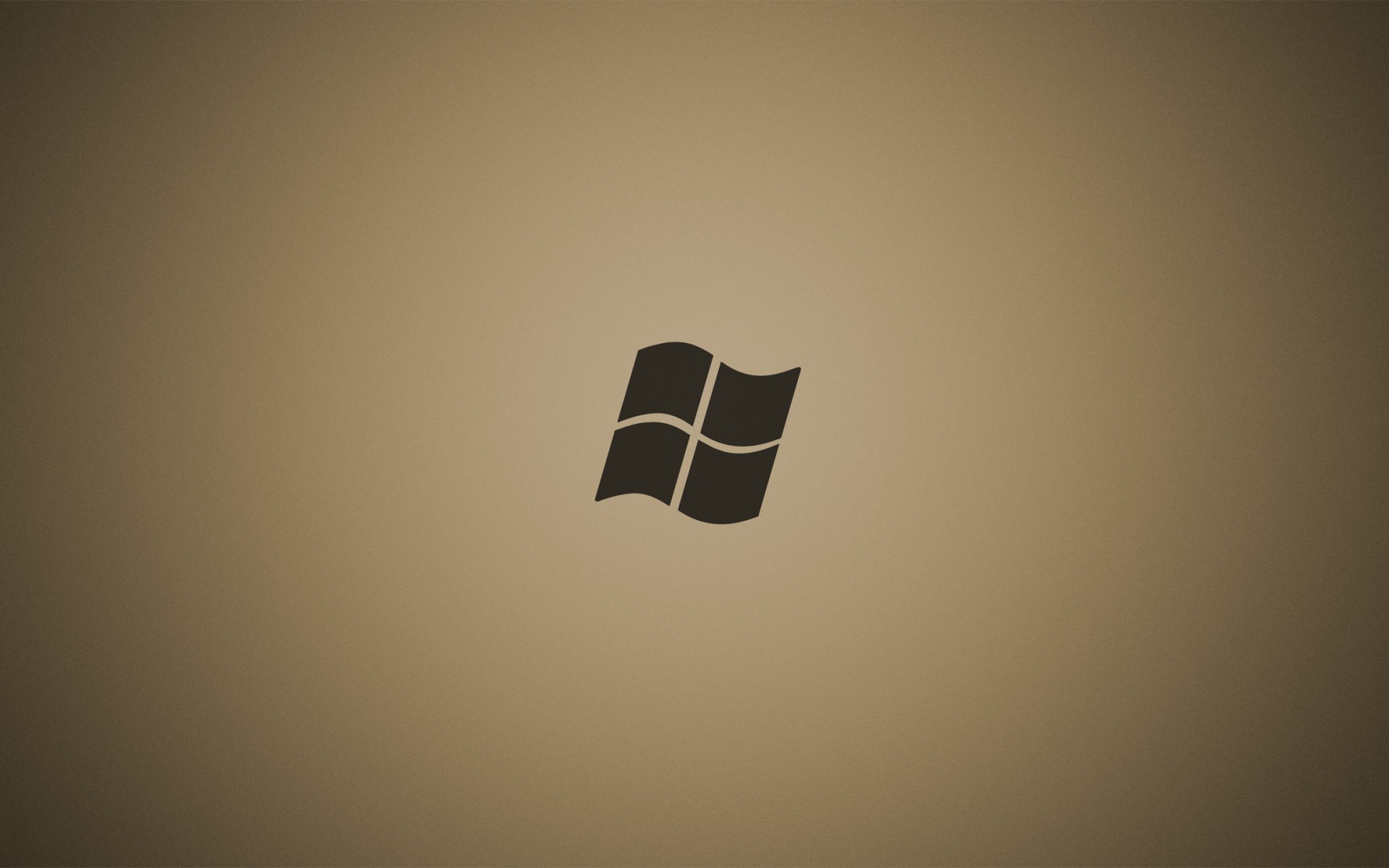 Серый логотип Майкрософт, коричневый фон