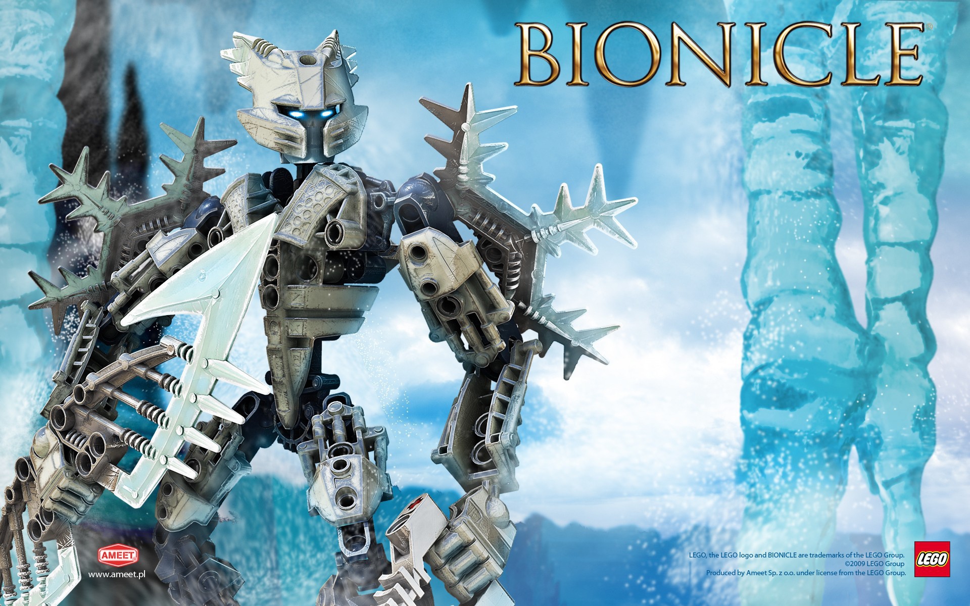 Лего Bionicle на льду