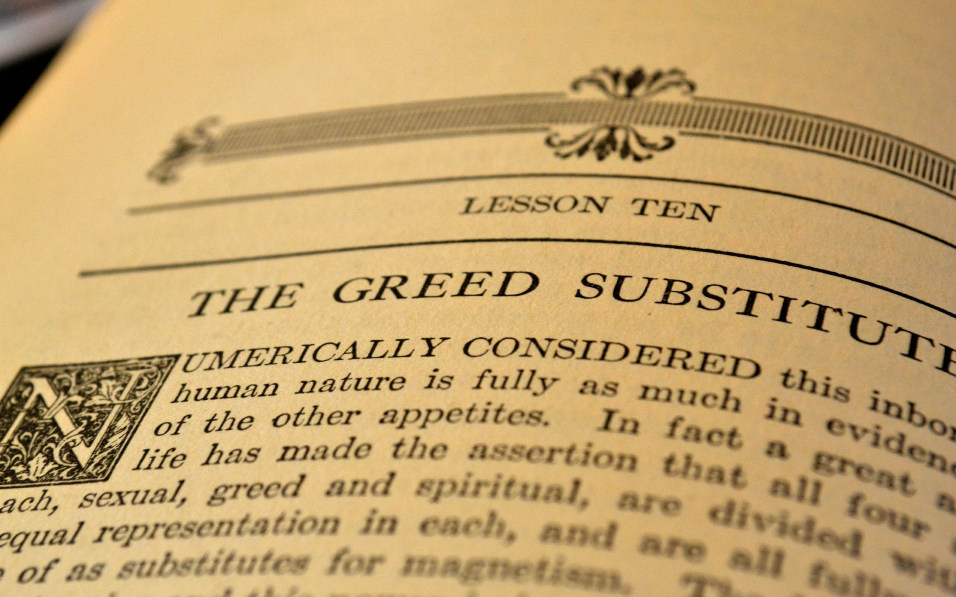 Страница старой книги