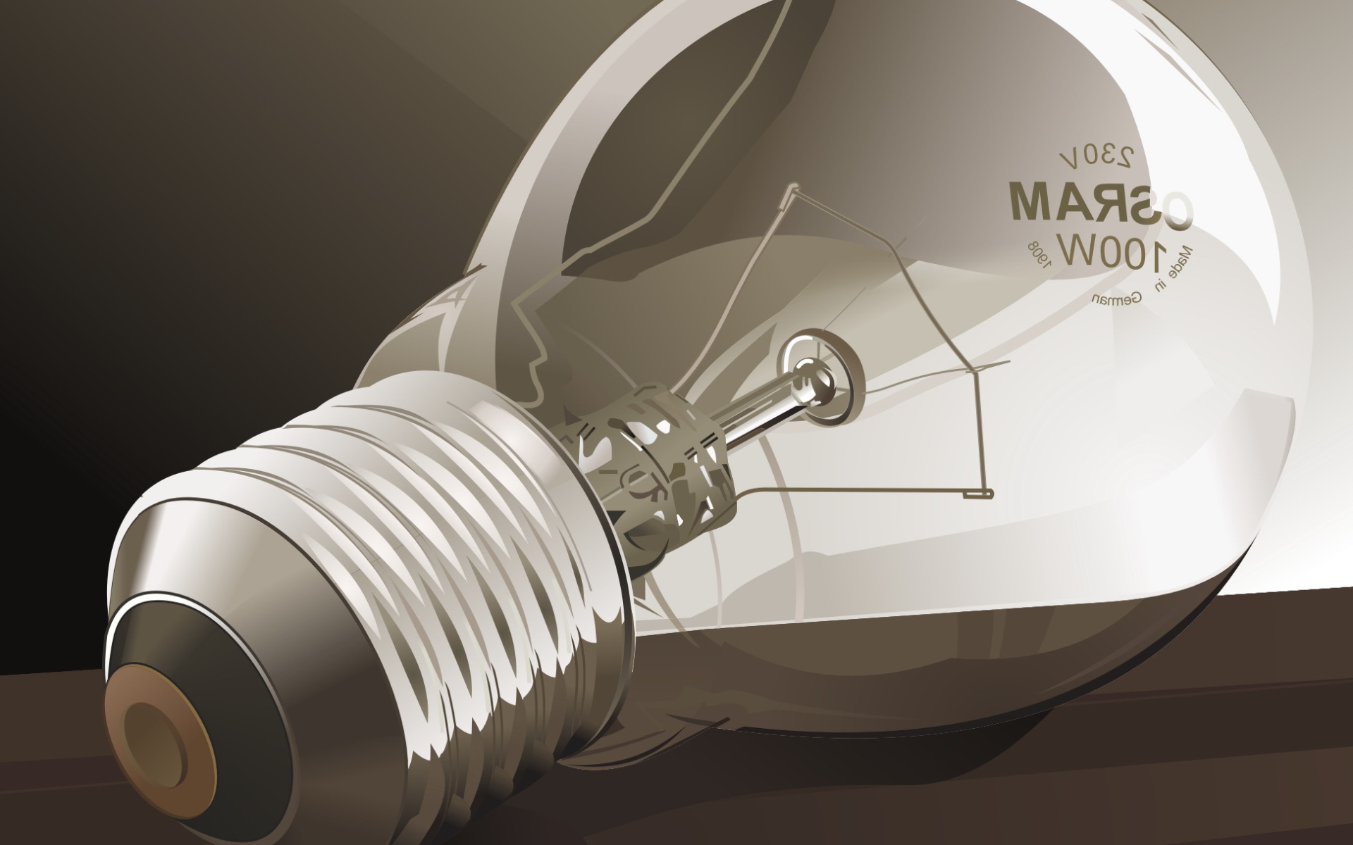 Старая лампочка