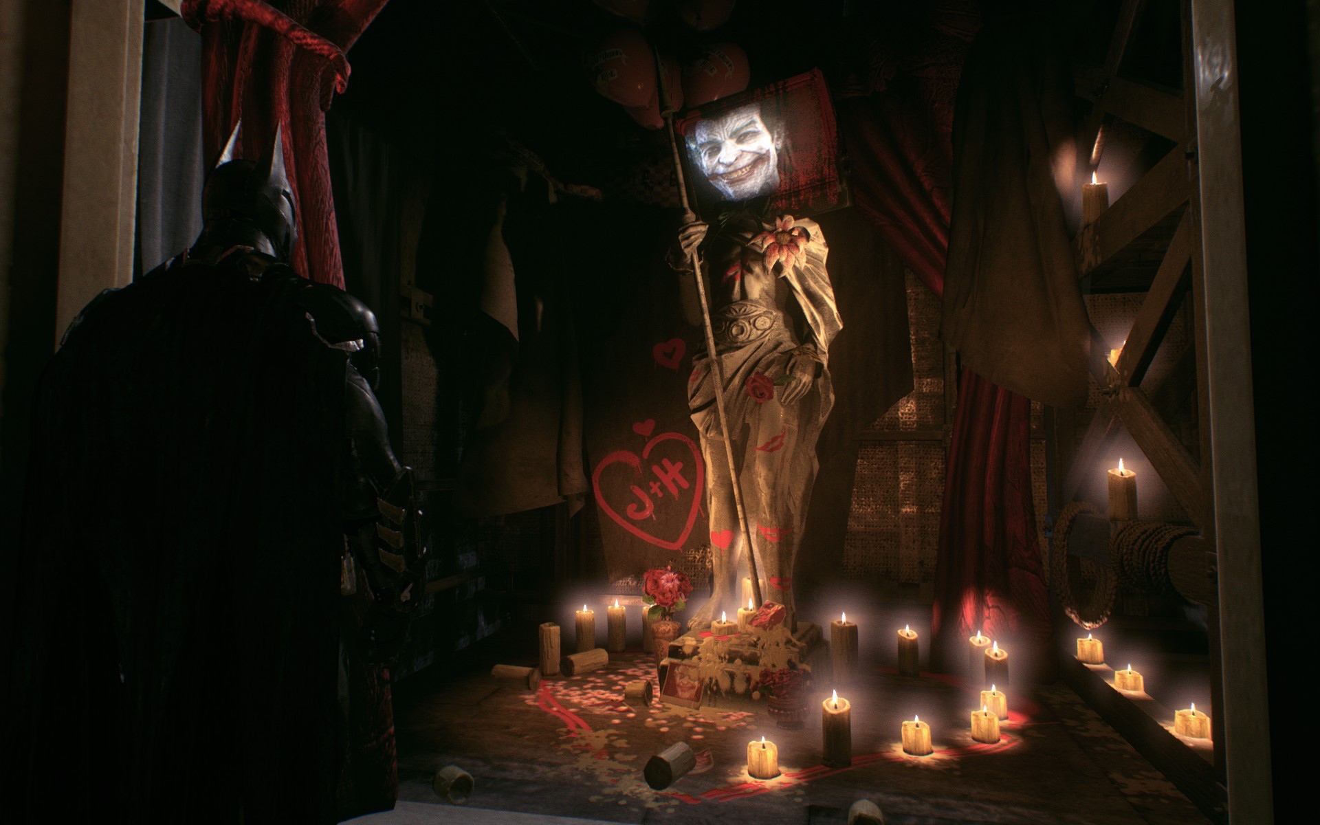 Телевизор вместо головы статуи, Бэтман