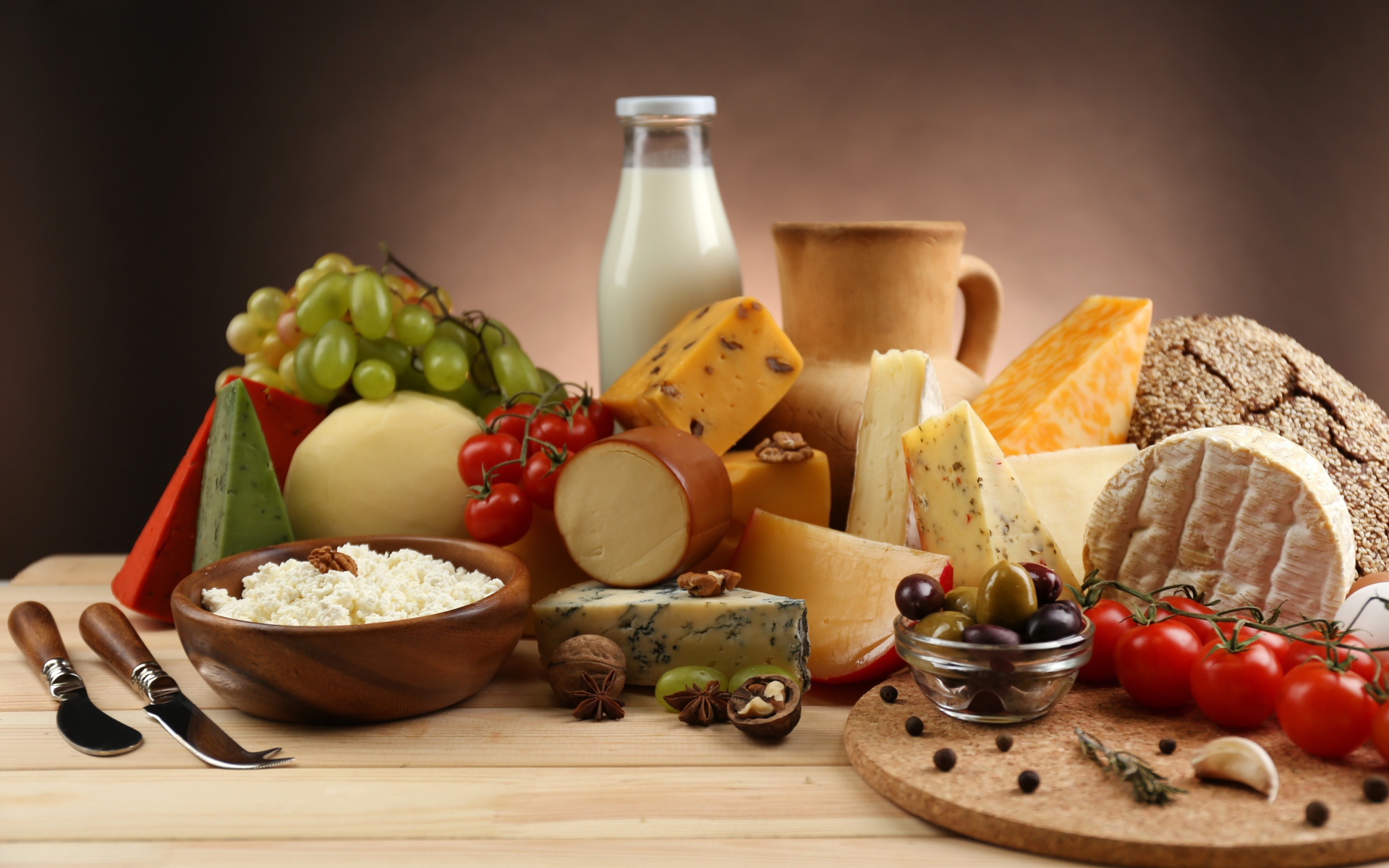 Разнообразие молочных сыров