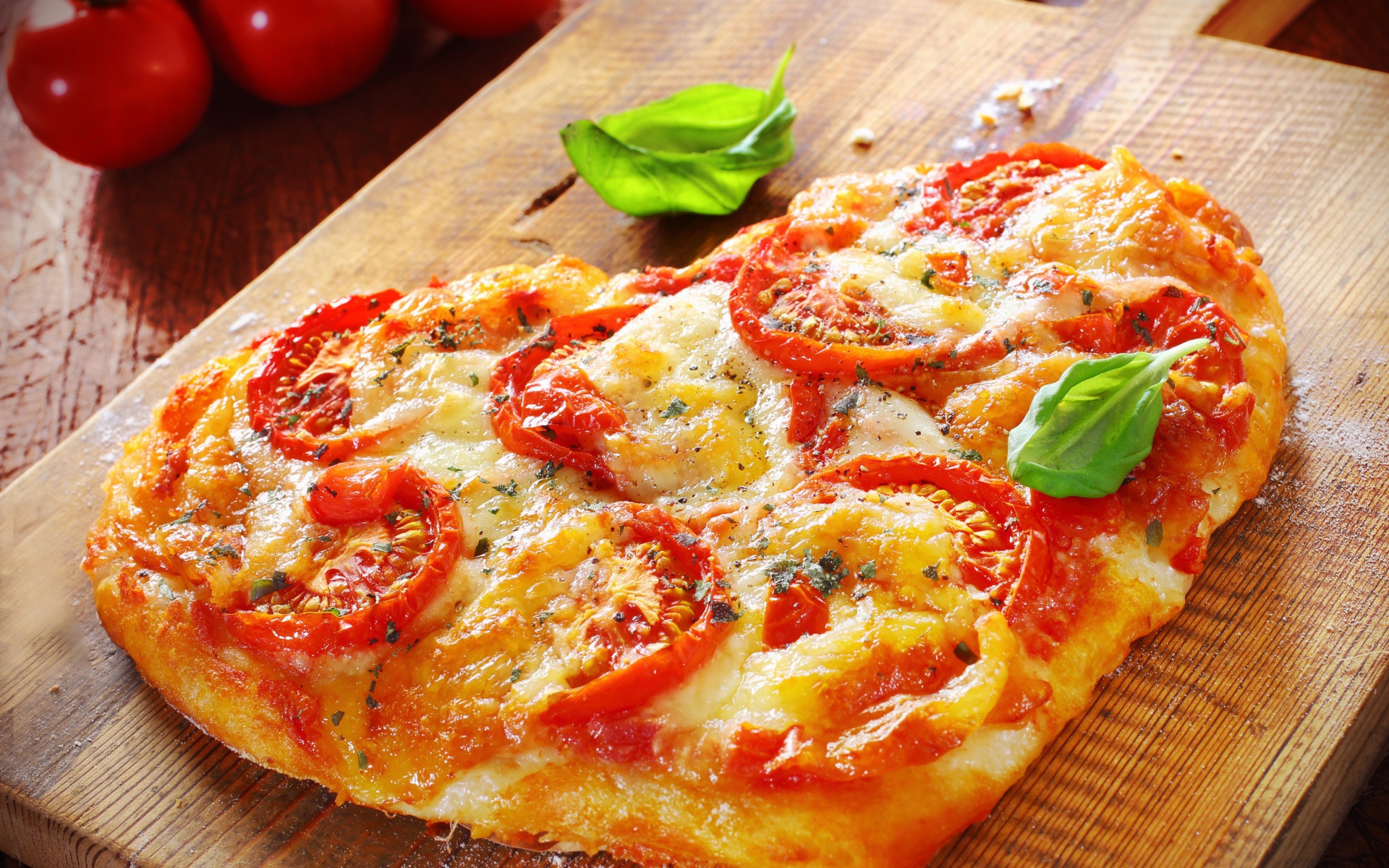 Пицца в форме сердца