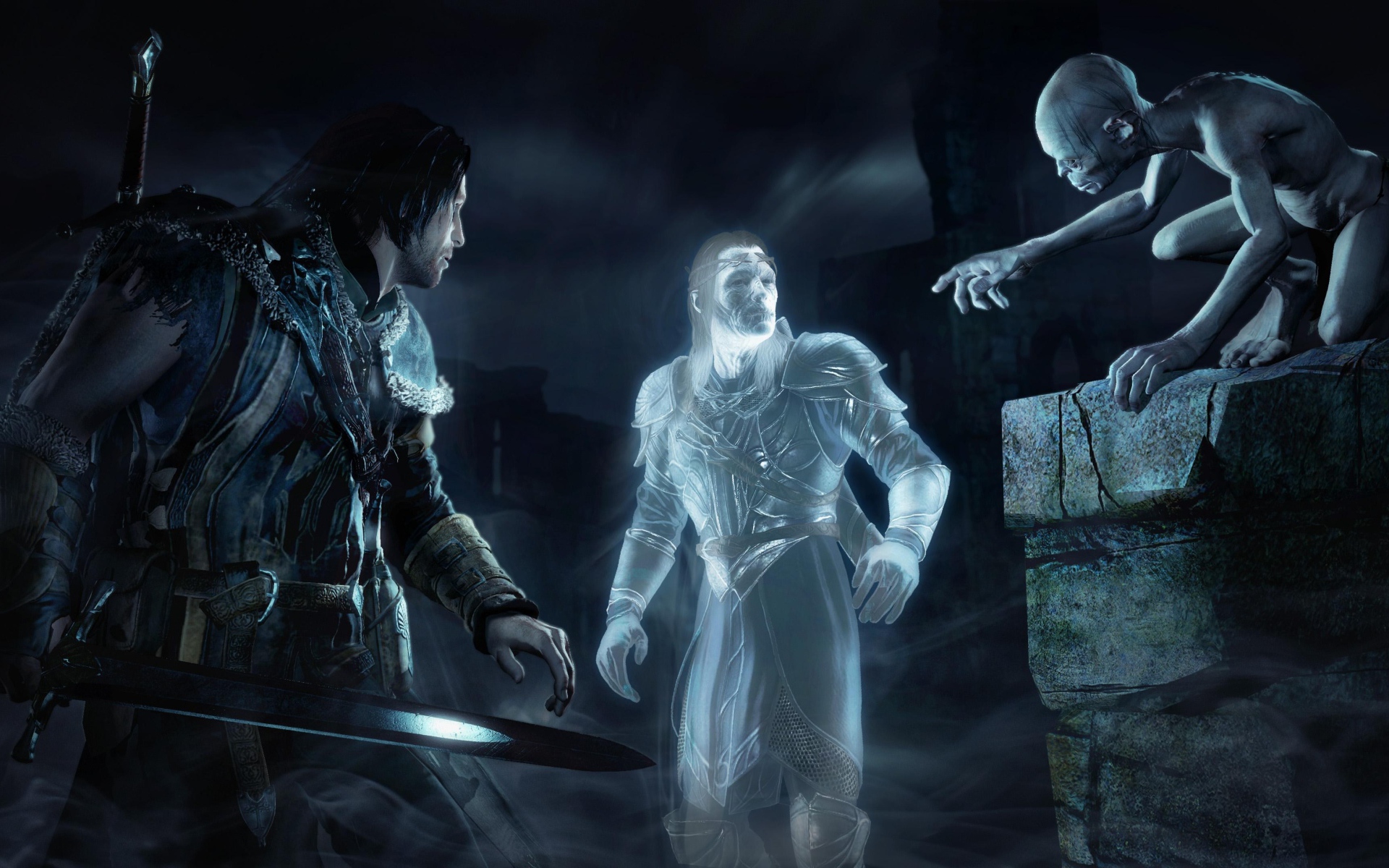 Призрак эльфа в игре Middle-earth Shadow of Mordor