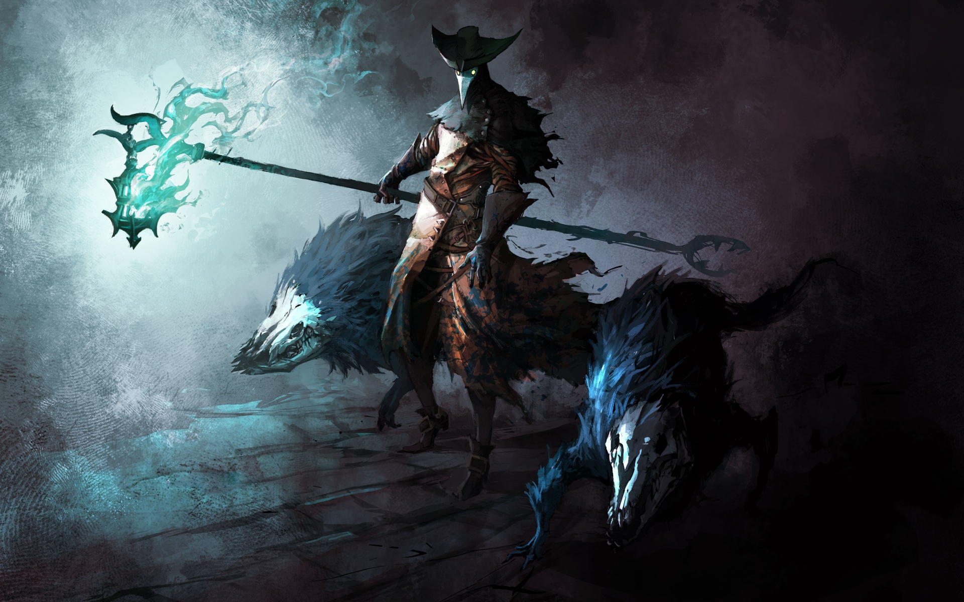 Чародей с волками в игре Castlevania Lords of Shadow