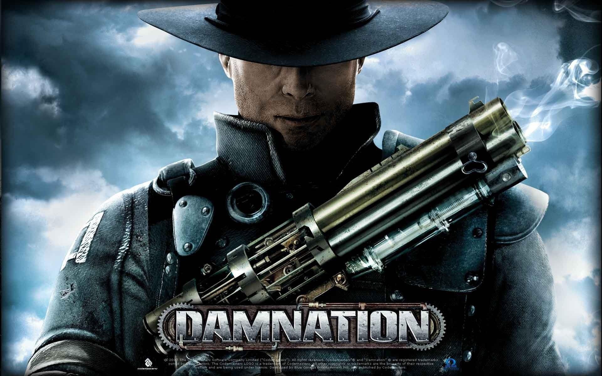 Постер видео игры Damnation