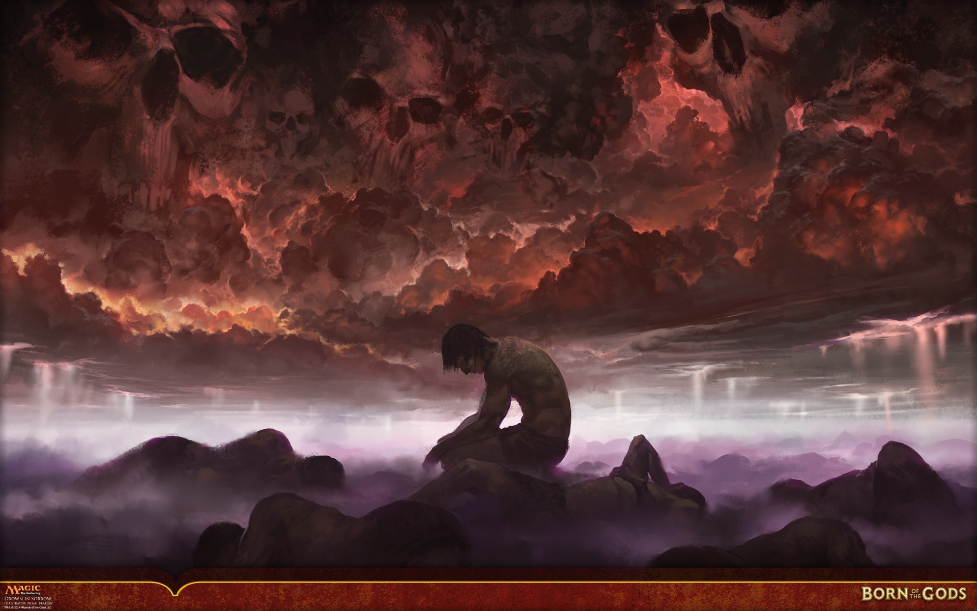 Персонаж игры Magic the Gathering под злыми силами