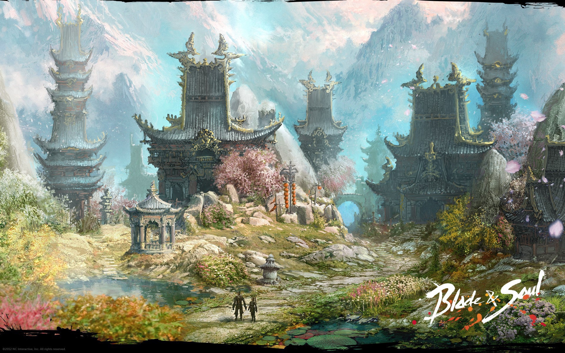 Мир игры Blade and Soul в стиле фэнтези