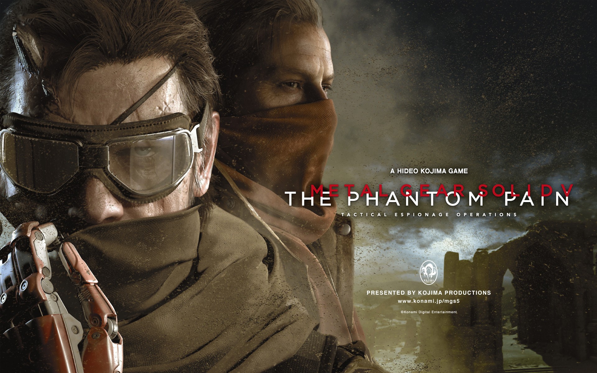 Постер компьютерной игры  The Phantom Pain