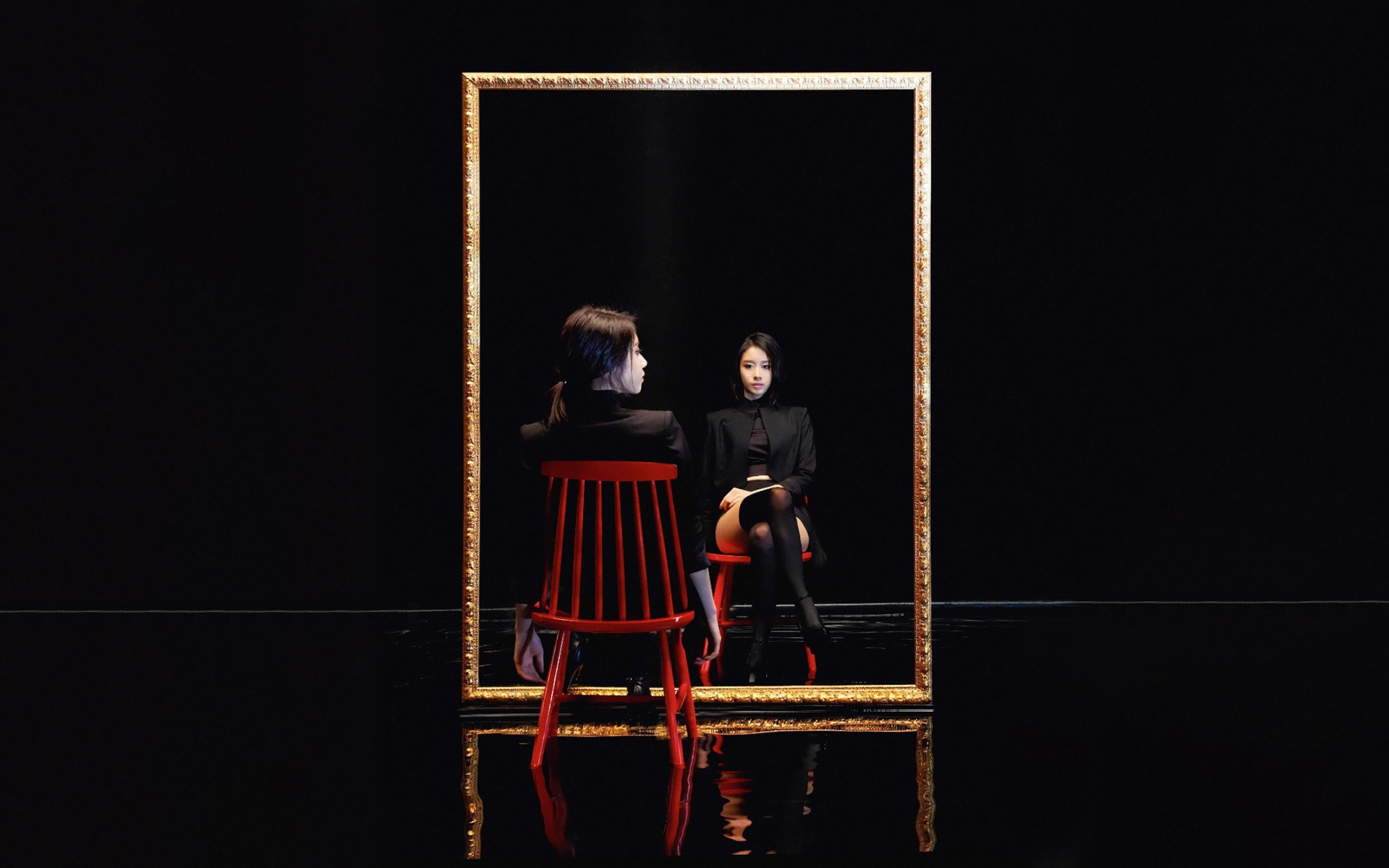 Джион у зеркала, группа T-ara