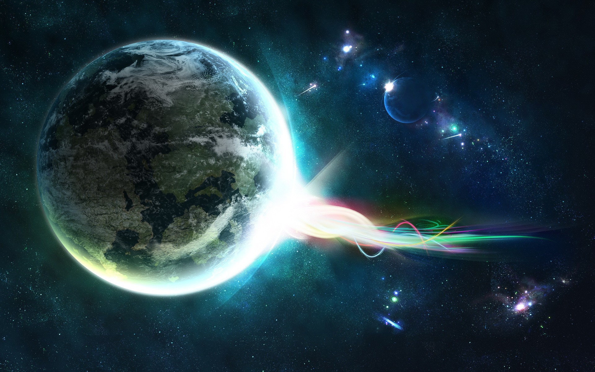 Энергетический хвост планеты