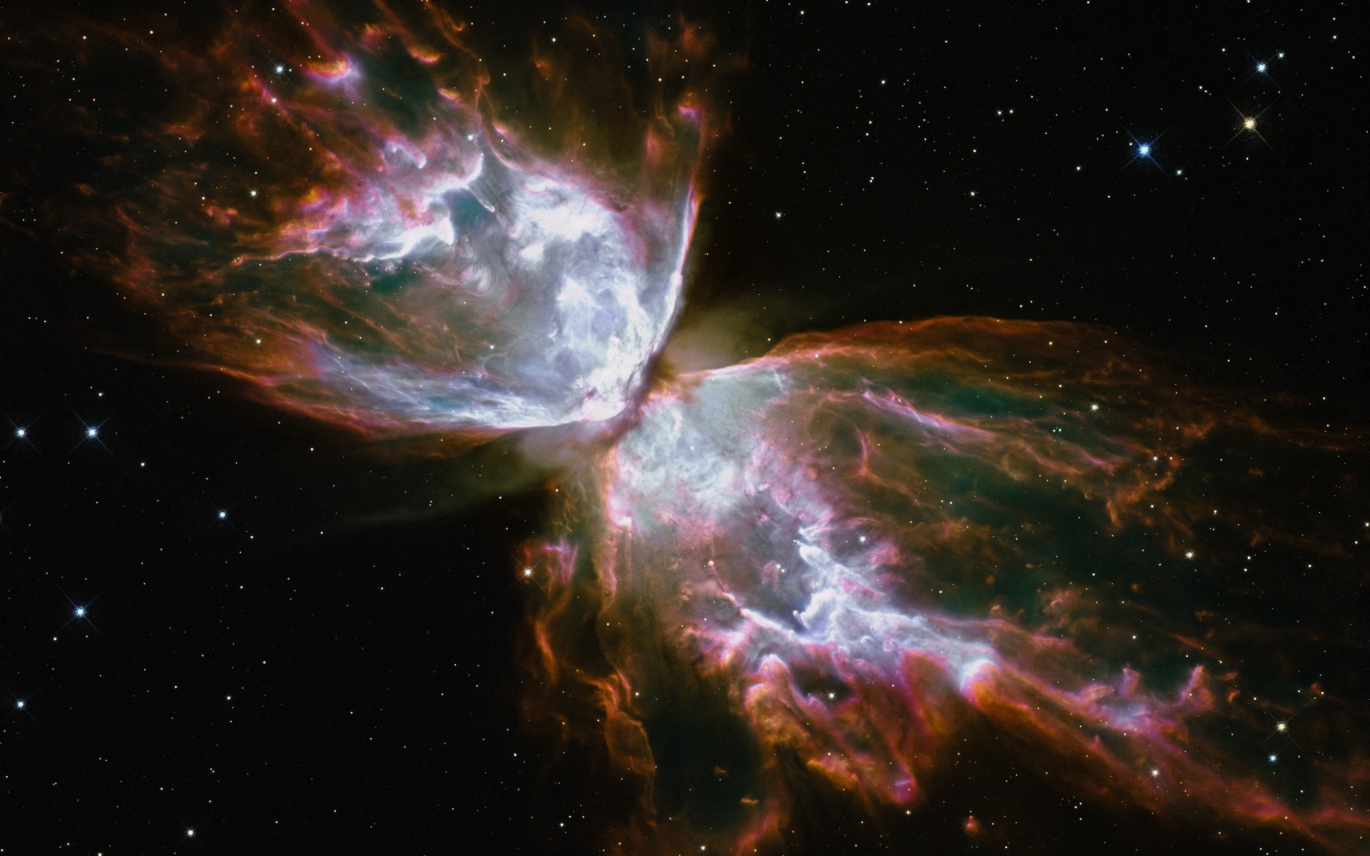 Столкновение двух галактик