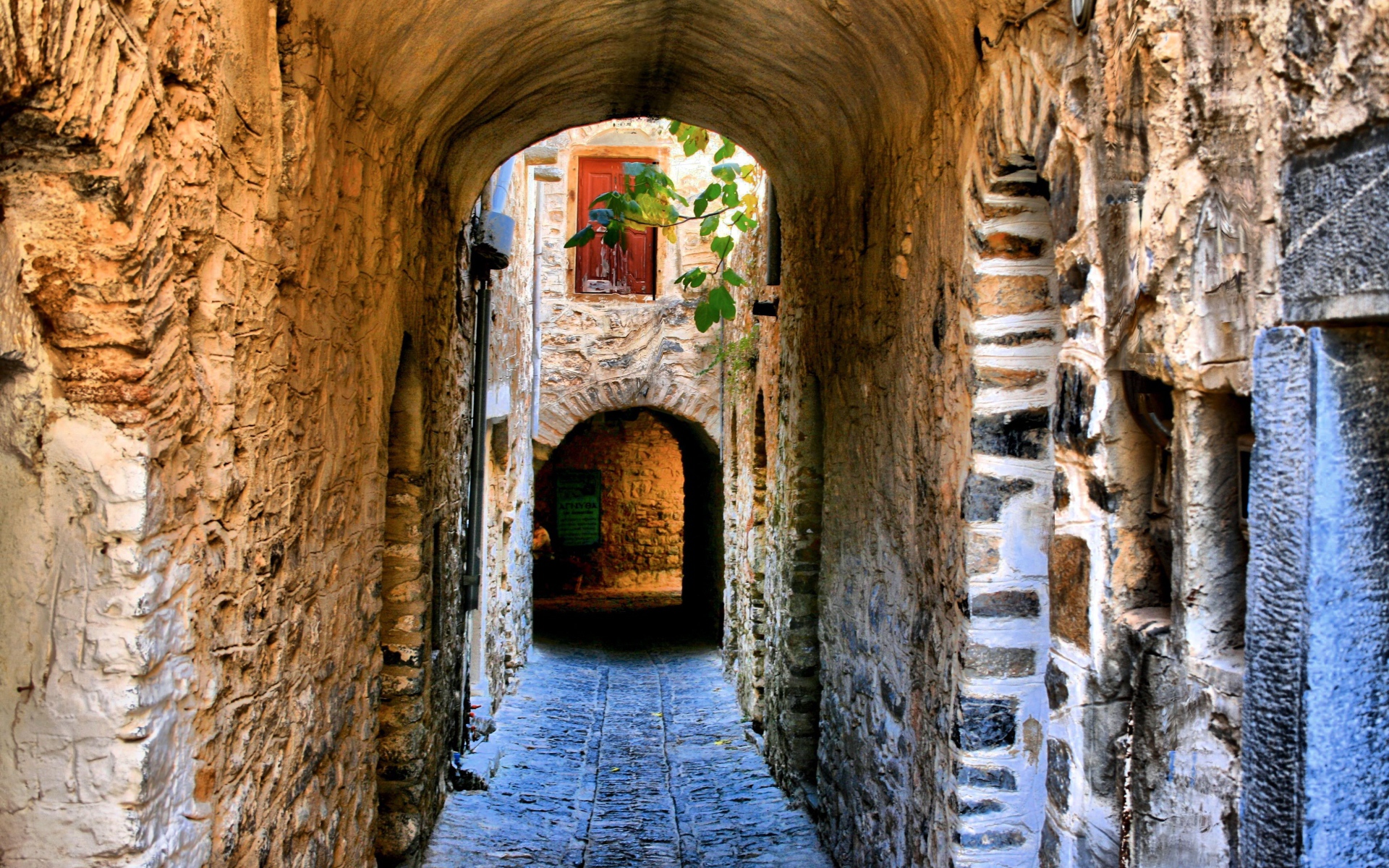 Проход для пешеходов, остров Хиос Греция