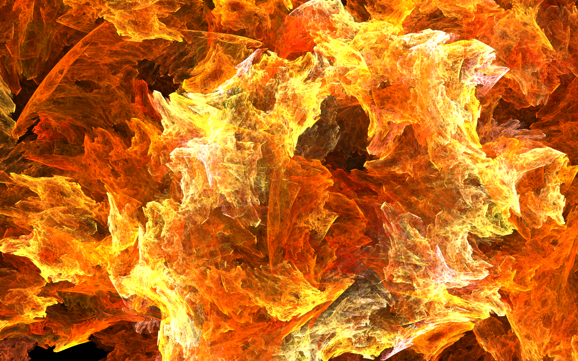 Красивая яркая огненная абстракция