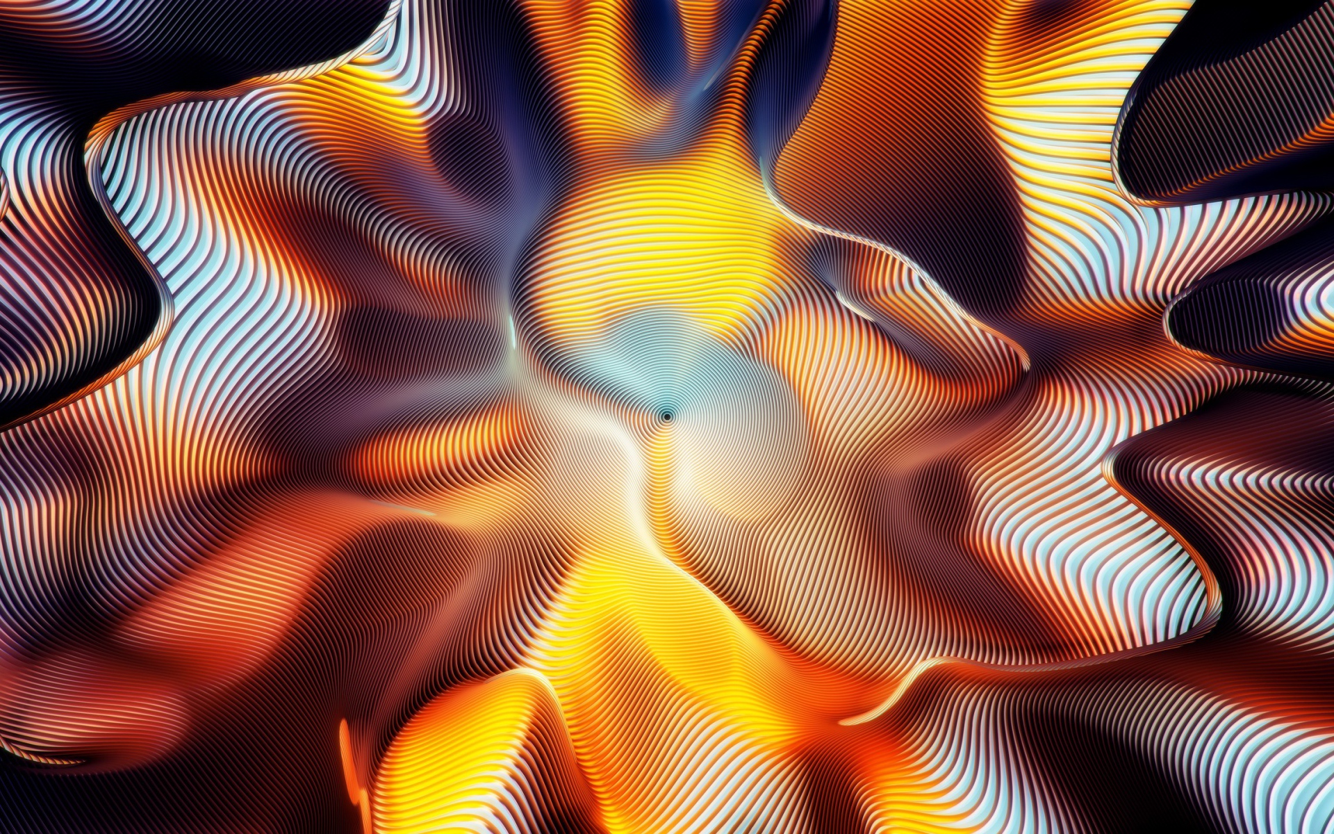 Разноцветная абстрактная червоточина 