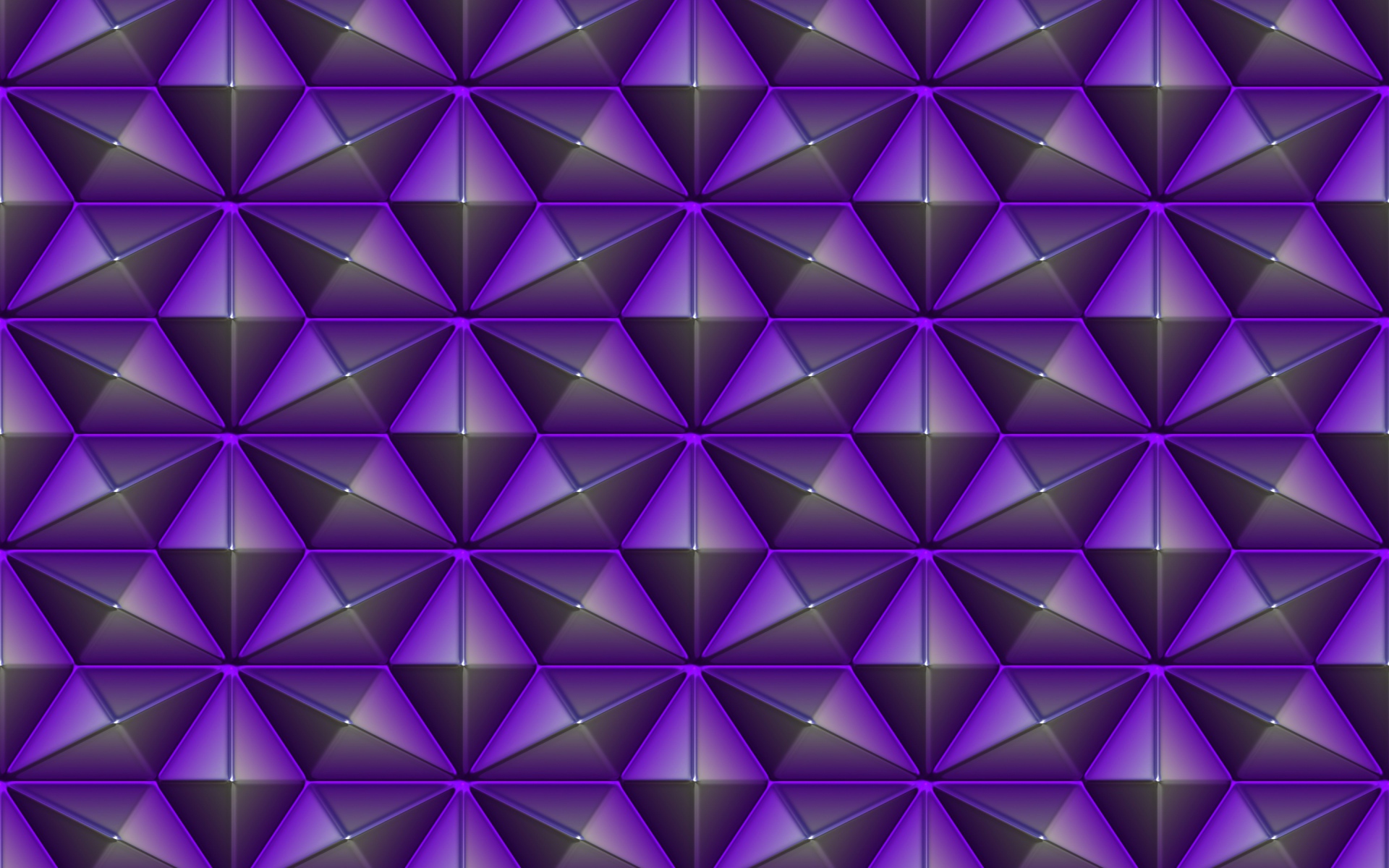 Пурпурные треугольники 3д графика