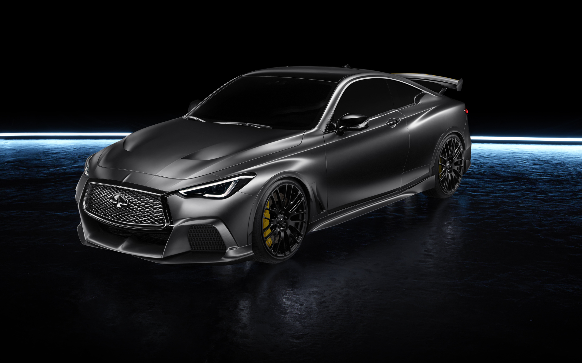 Стильный автомобиль  Infiniti Q60 Project Black S 2017 